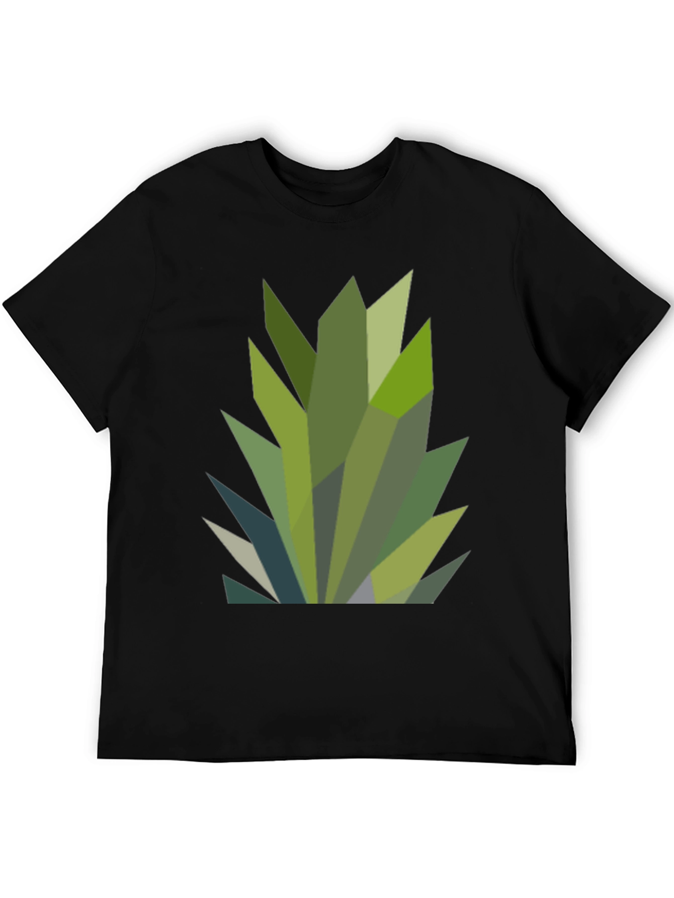 Geometric Pineapple Graphic Tee - Modern Style