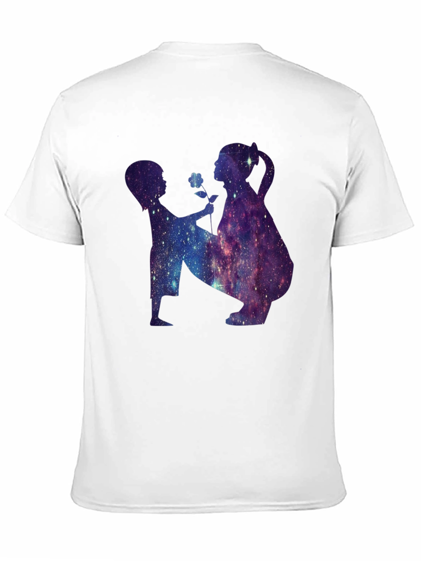 Cosmic Silhouette Black T-Shirt