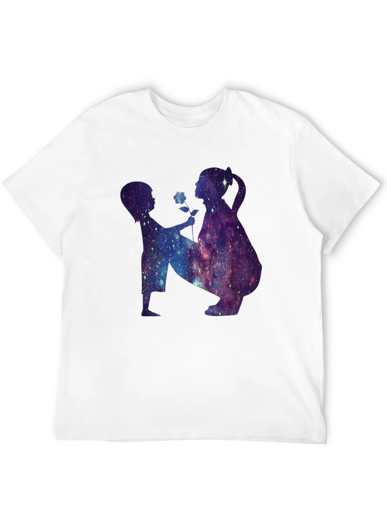 Cosmic Silhouette Black T-Shirt