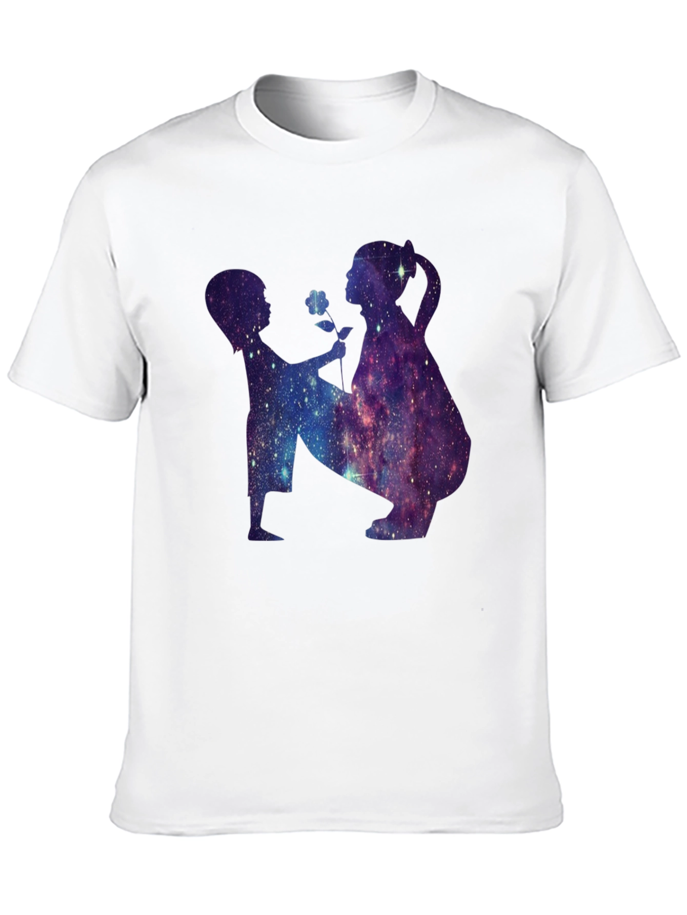 Cosmic Silhouette Black T-Shirt