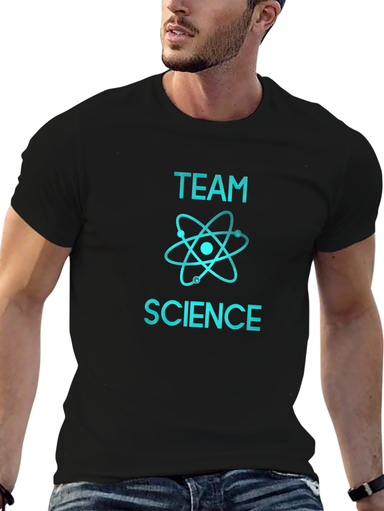 Team Science Graphic T-Shirt - Black