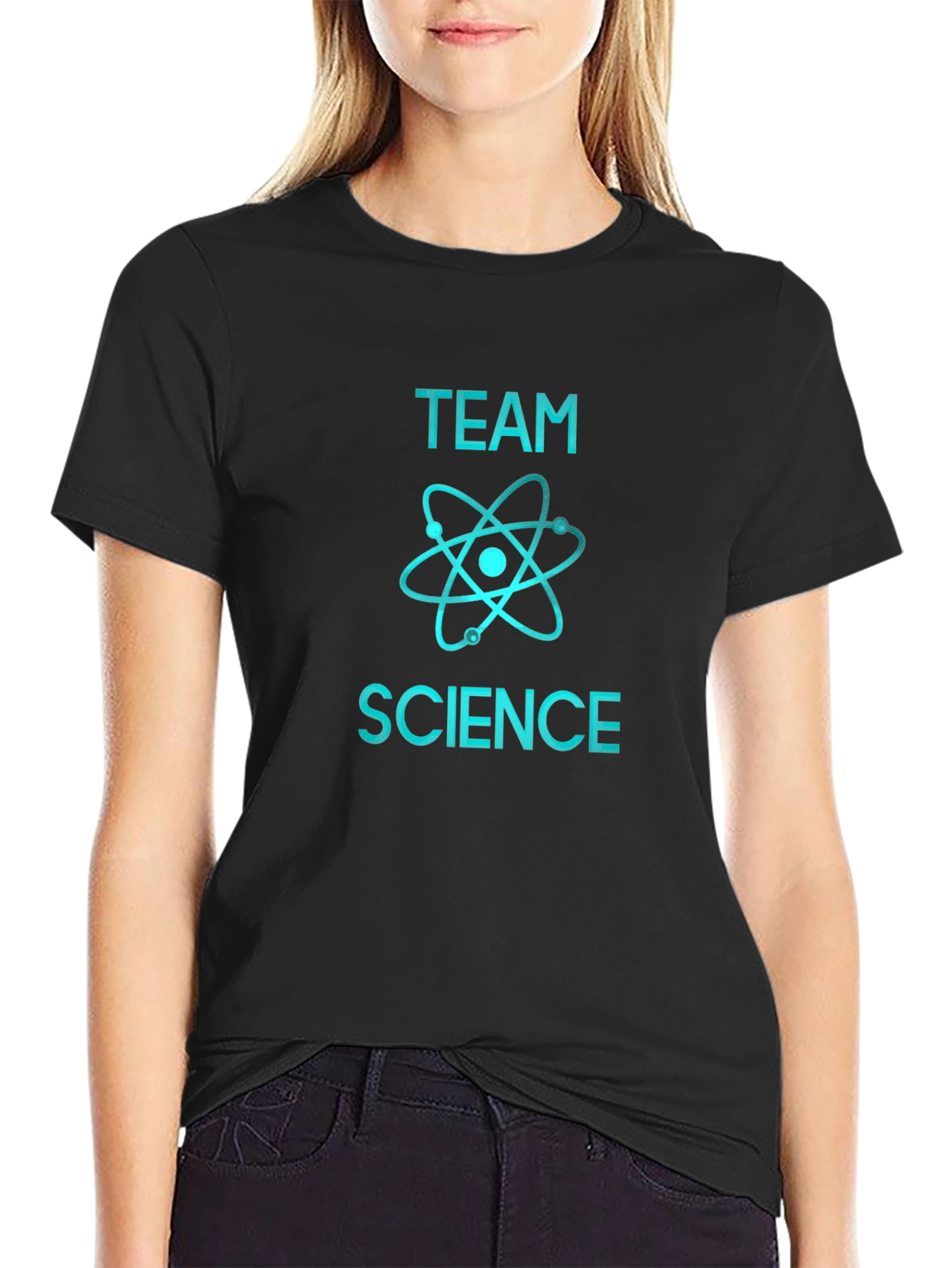 Team Science Graphic T-Shirt - Black