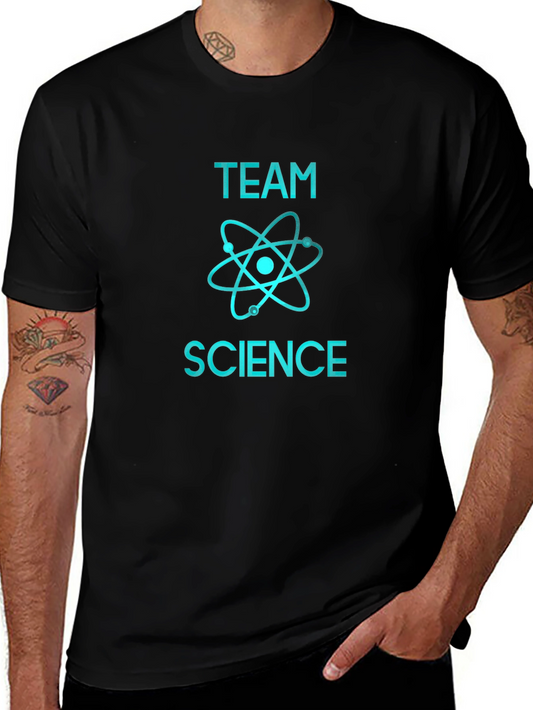 Team Science Graphic T-Shirt - Black