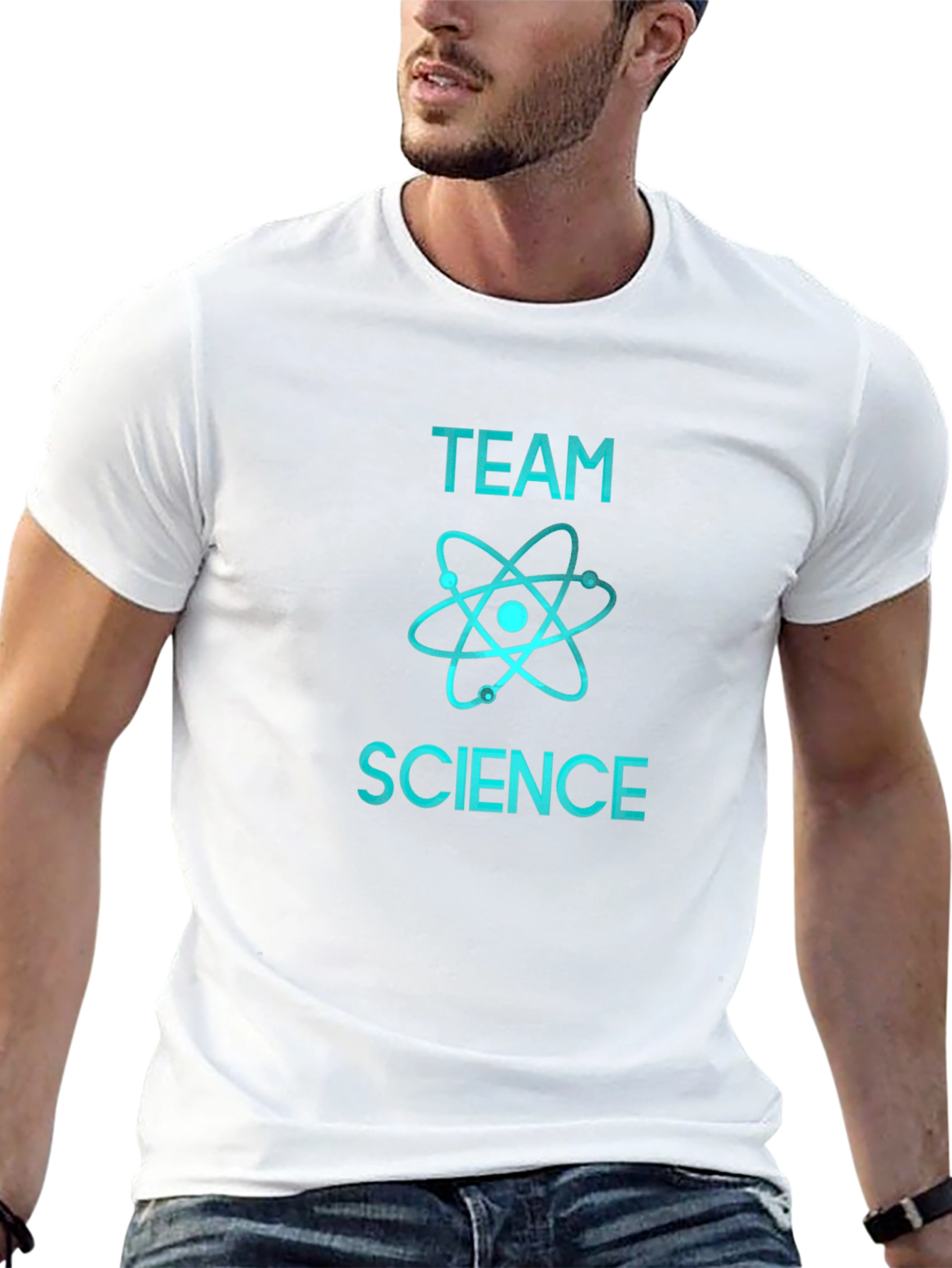 Team Science Graphic T-Shirt - Black