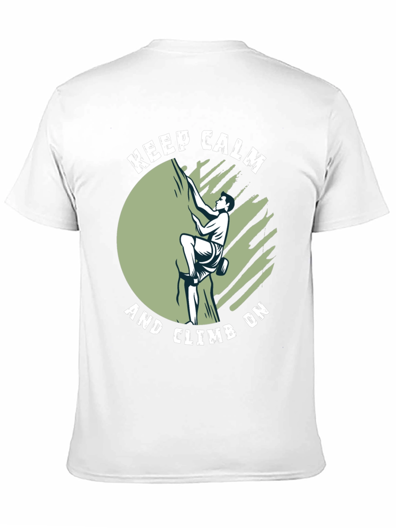 Keep Calm and Climb On Black T-Shirt