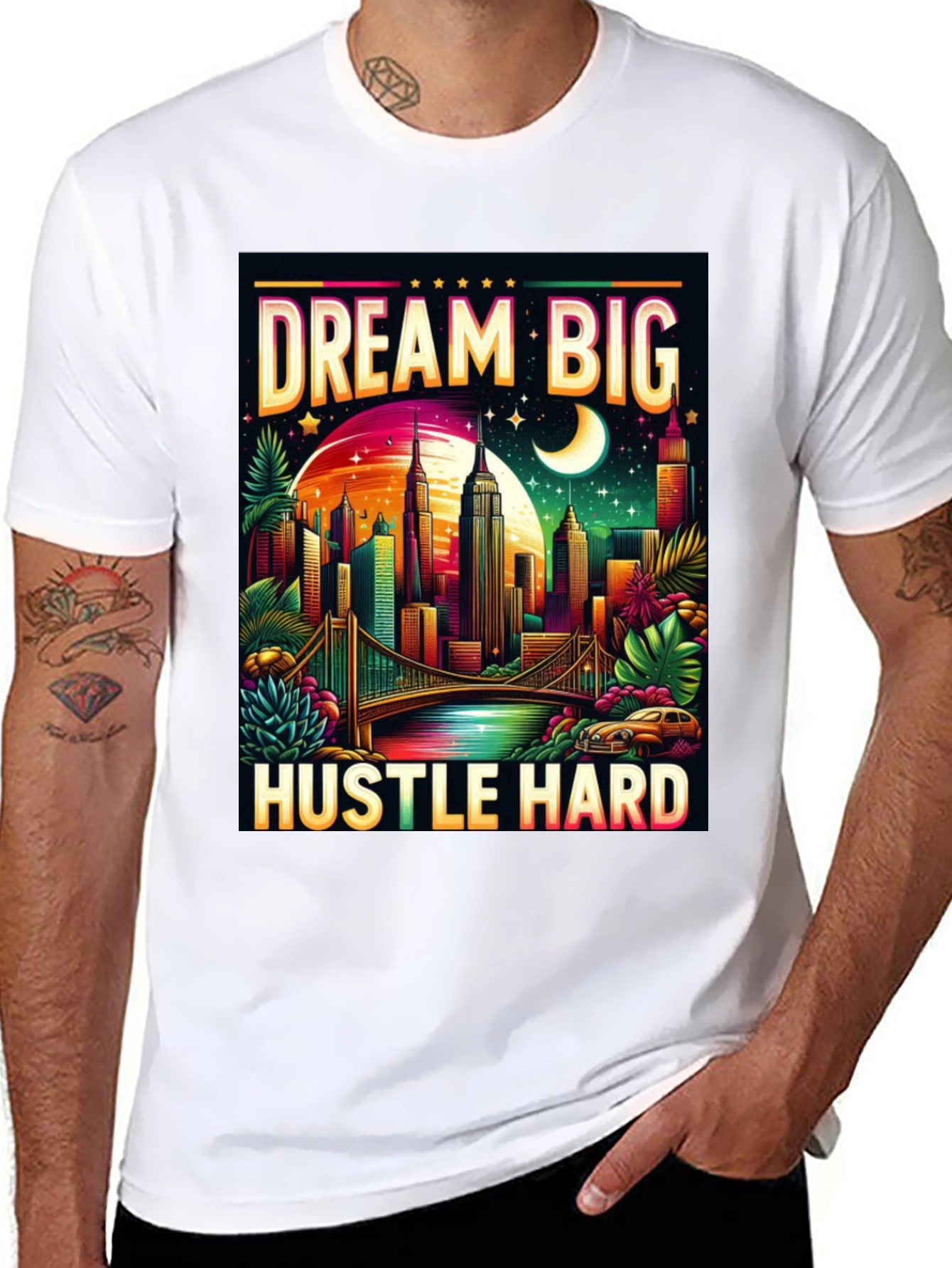 Dream Big Hustle Hard T-Shirt
