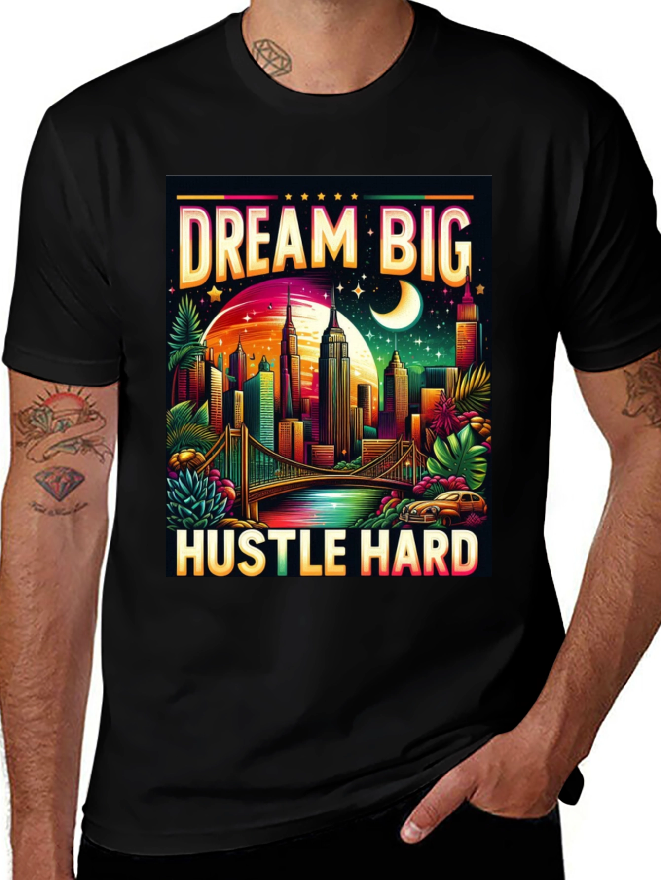 Dream Big Hustle Hard T-Shirt