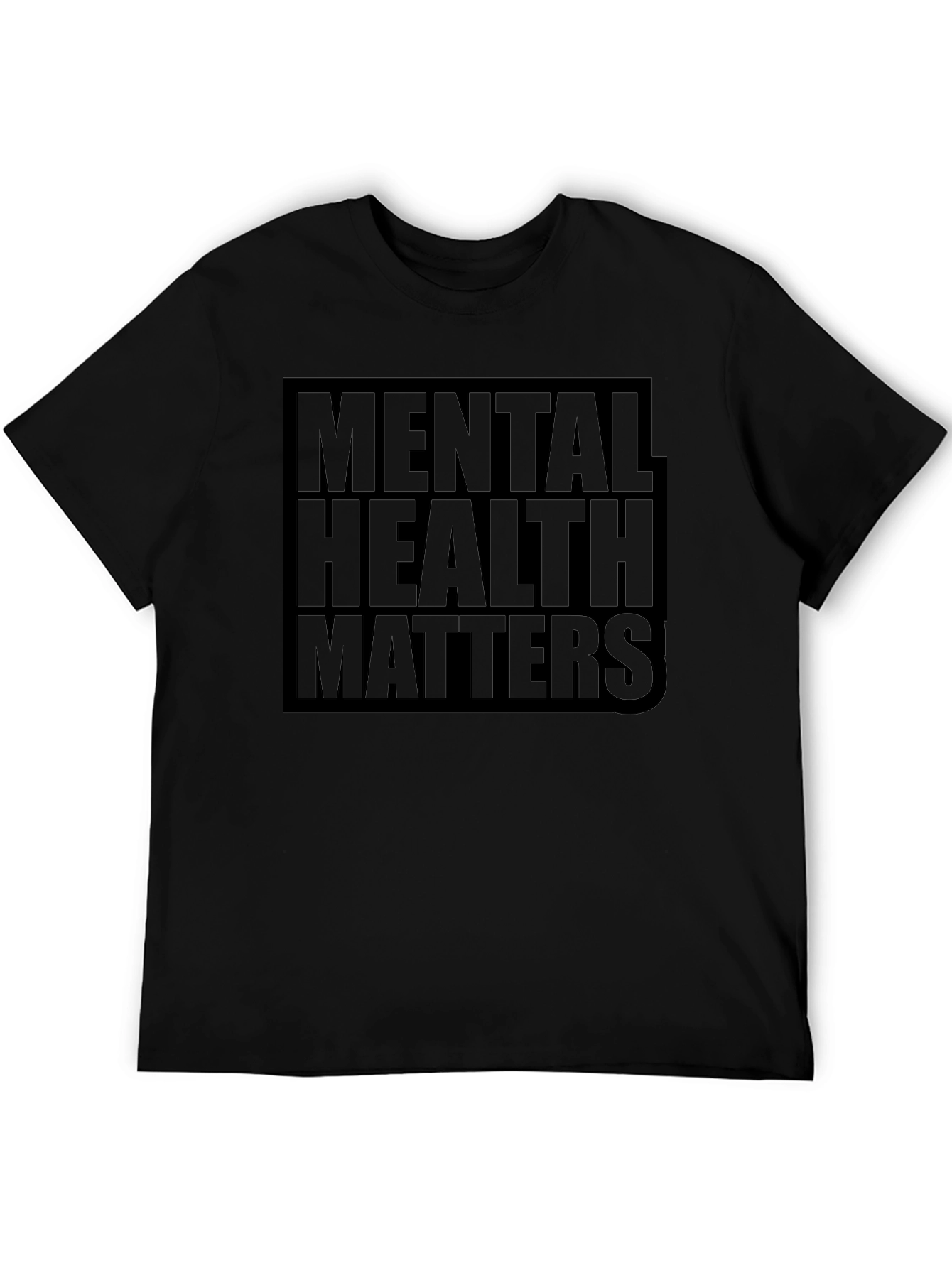 Mental Health Matters Black Graphic Tee