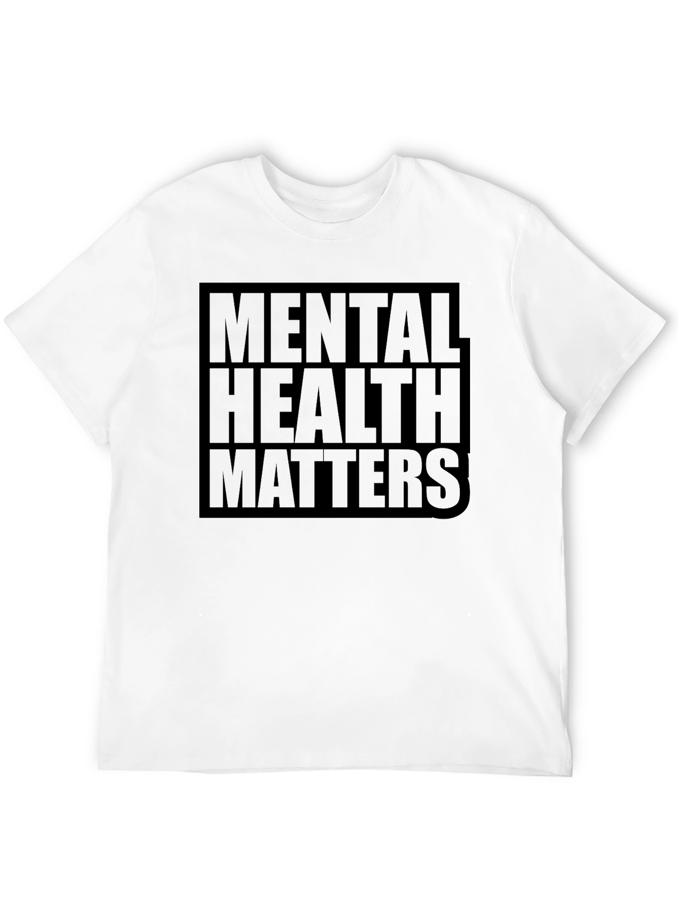 Mental Health Matters Black Graphic Tee