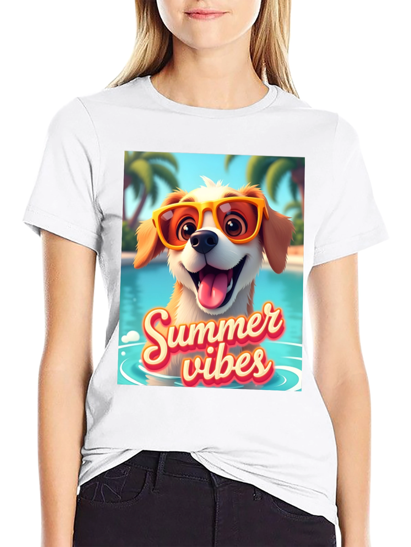 Summer Vibes Dog T-Shirt