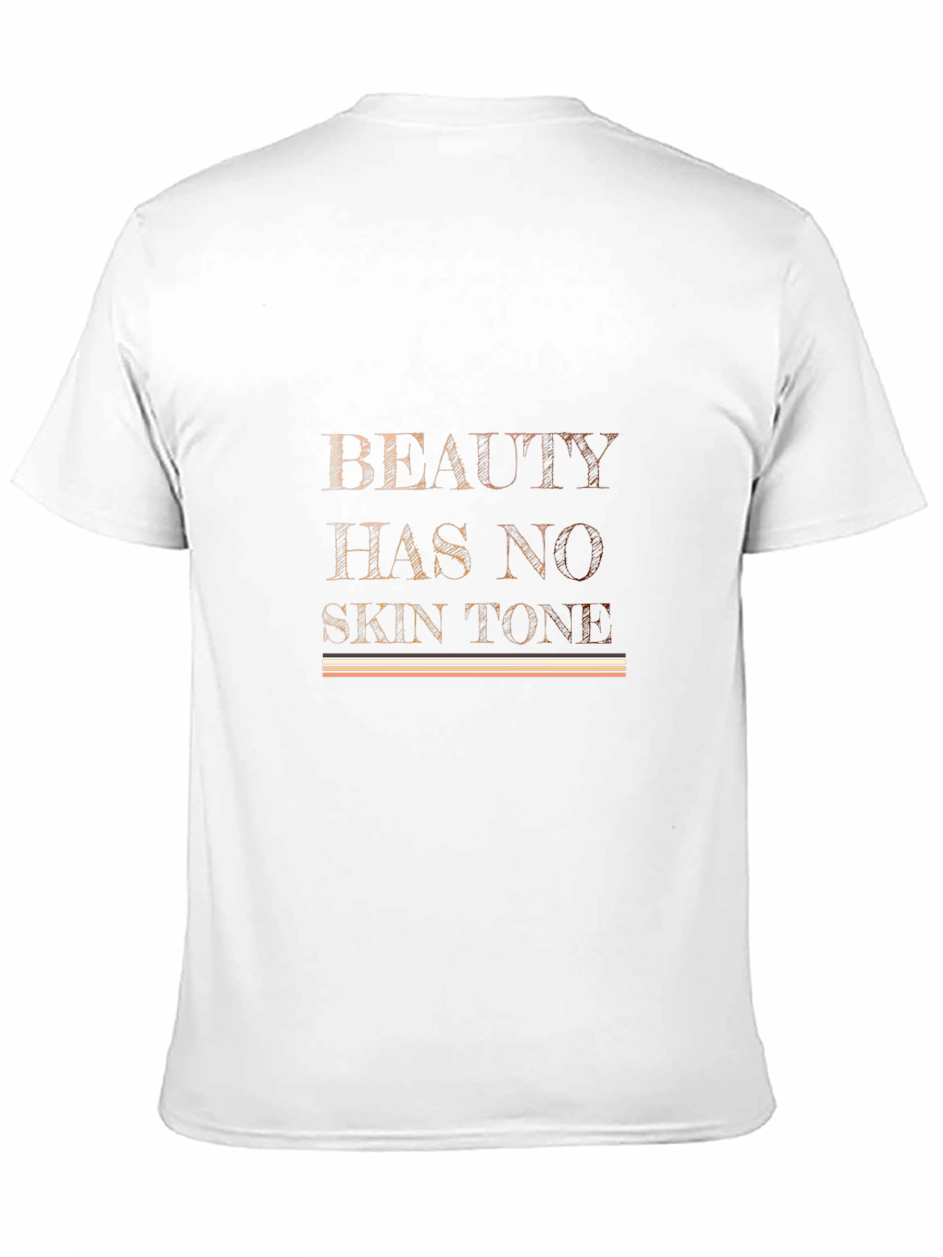 Beauty Has No Skin Tone Graphic T-Shirt