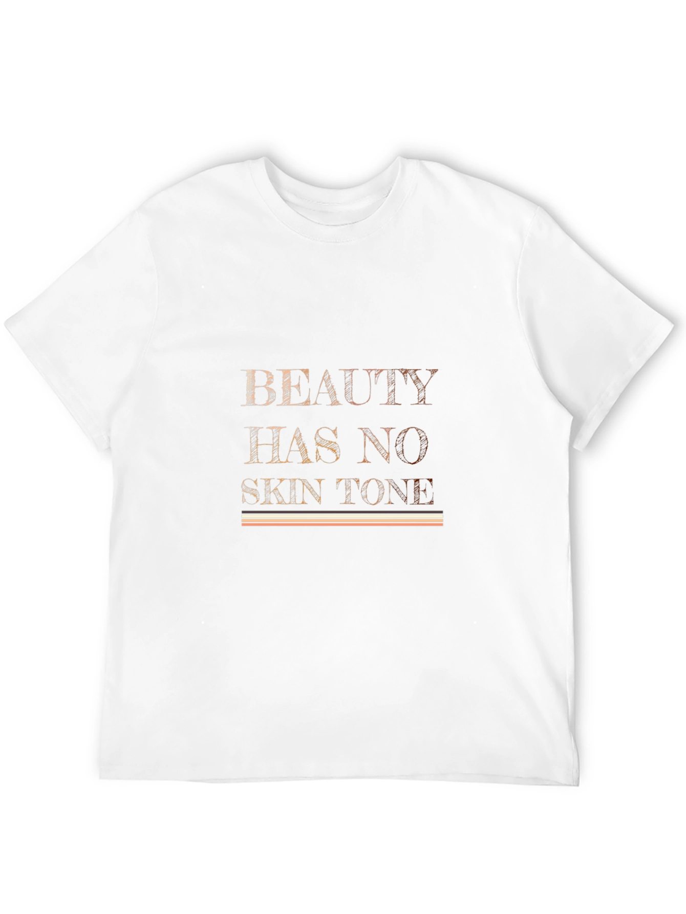 Beauty Has No Skin Tone Graphic T-Shirt