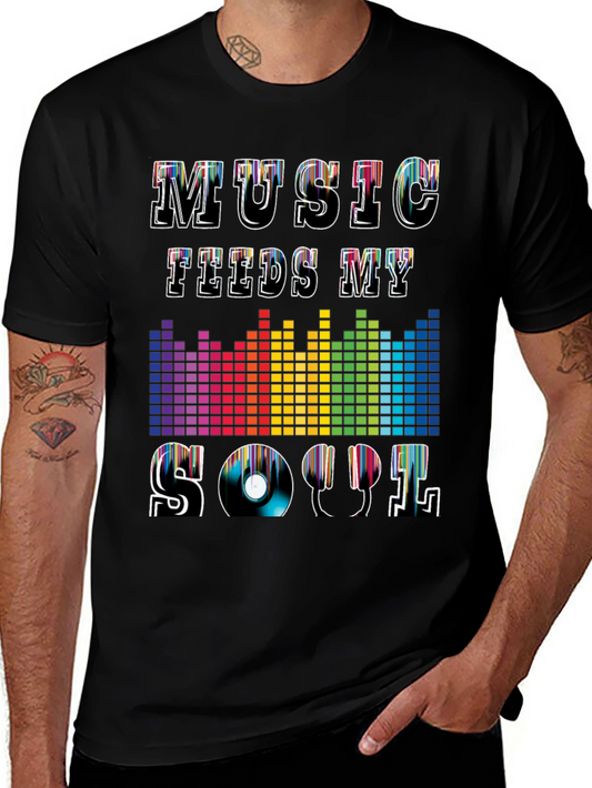 Music Feeds My Soul Graphic Tee