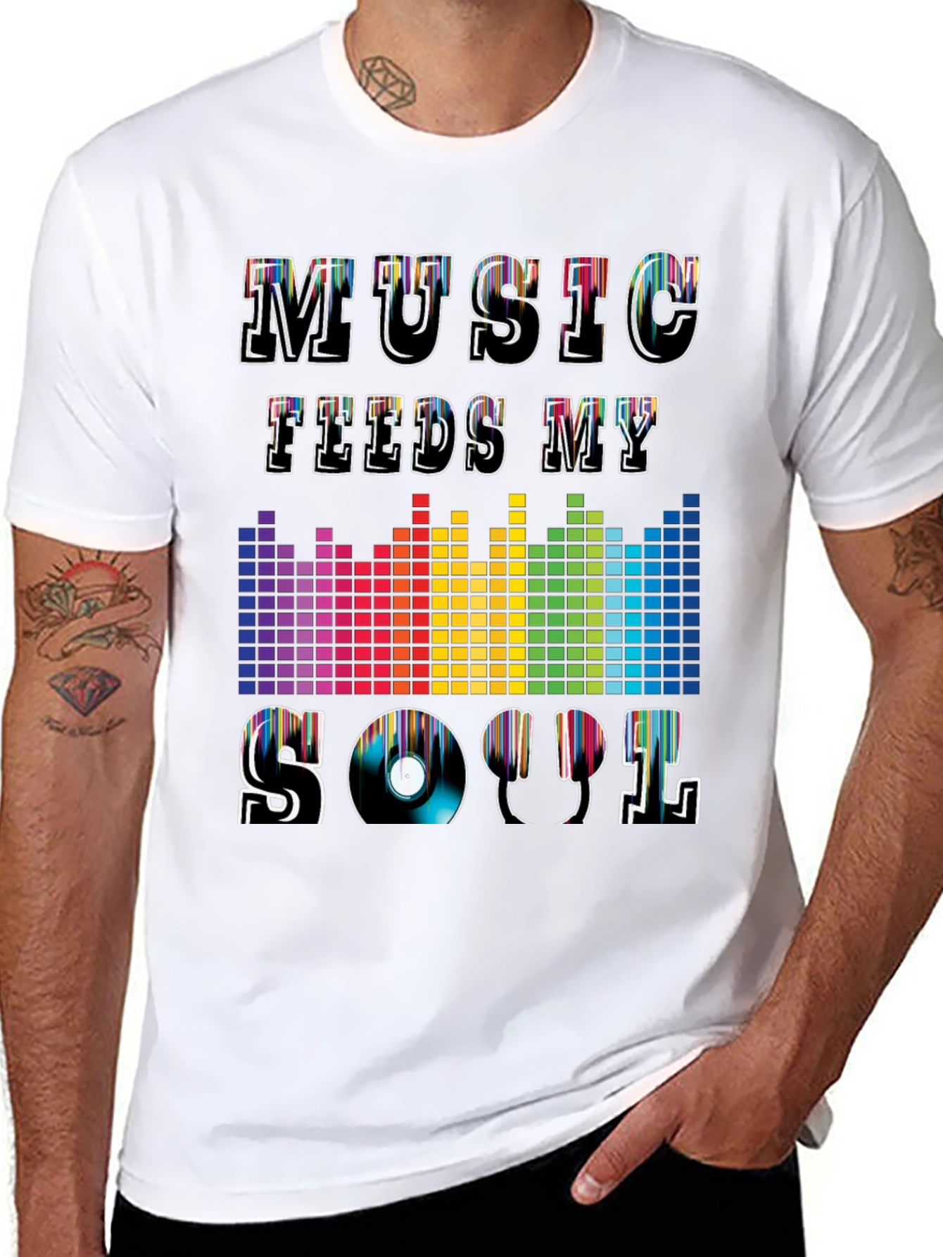 Music Feeds My Soul Graphic Tee