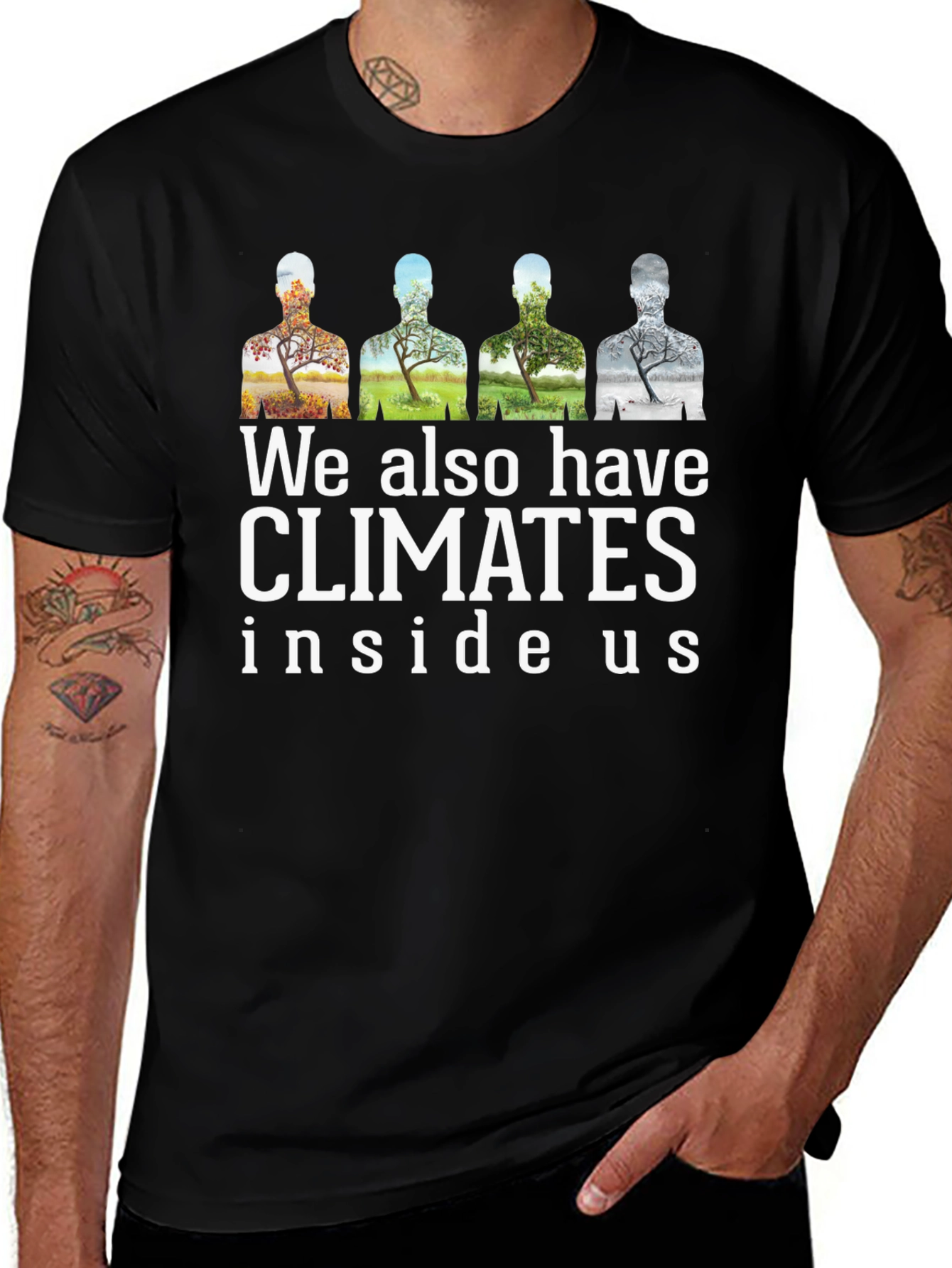 Climate Inside Us Graphic Tee - Seasons Shirt