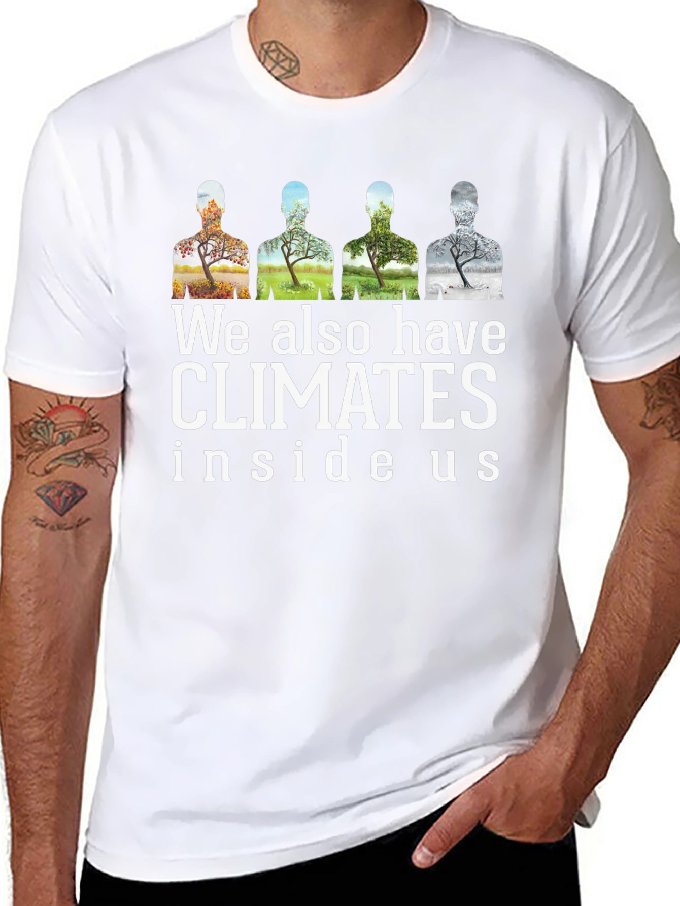 Climate Inside Us Graphic Tee - Seasons Shirt