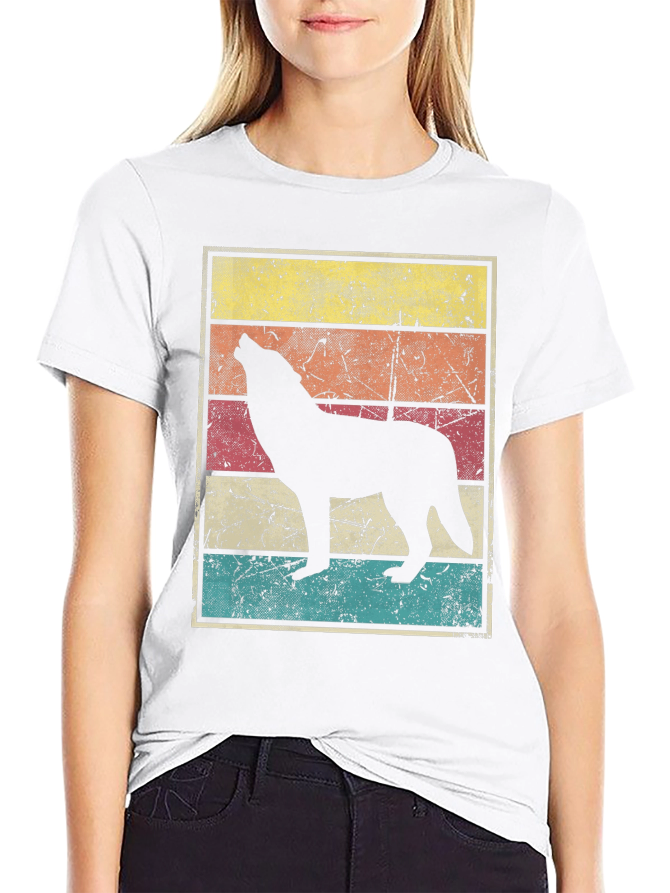 Retro Wolf Graphic Tee