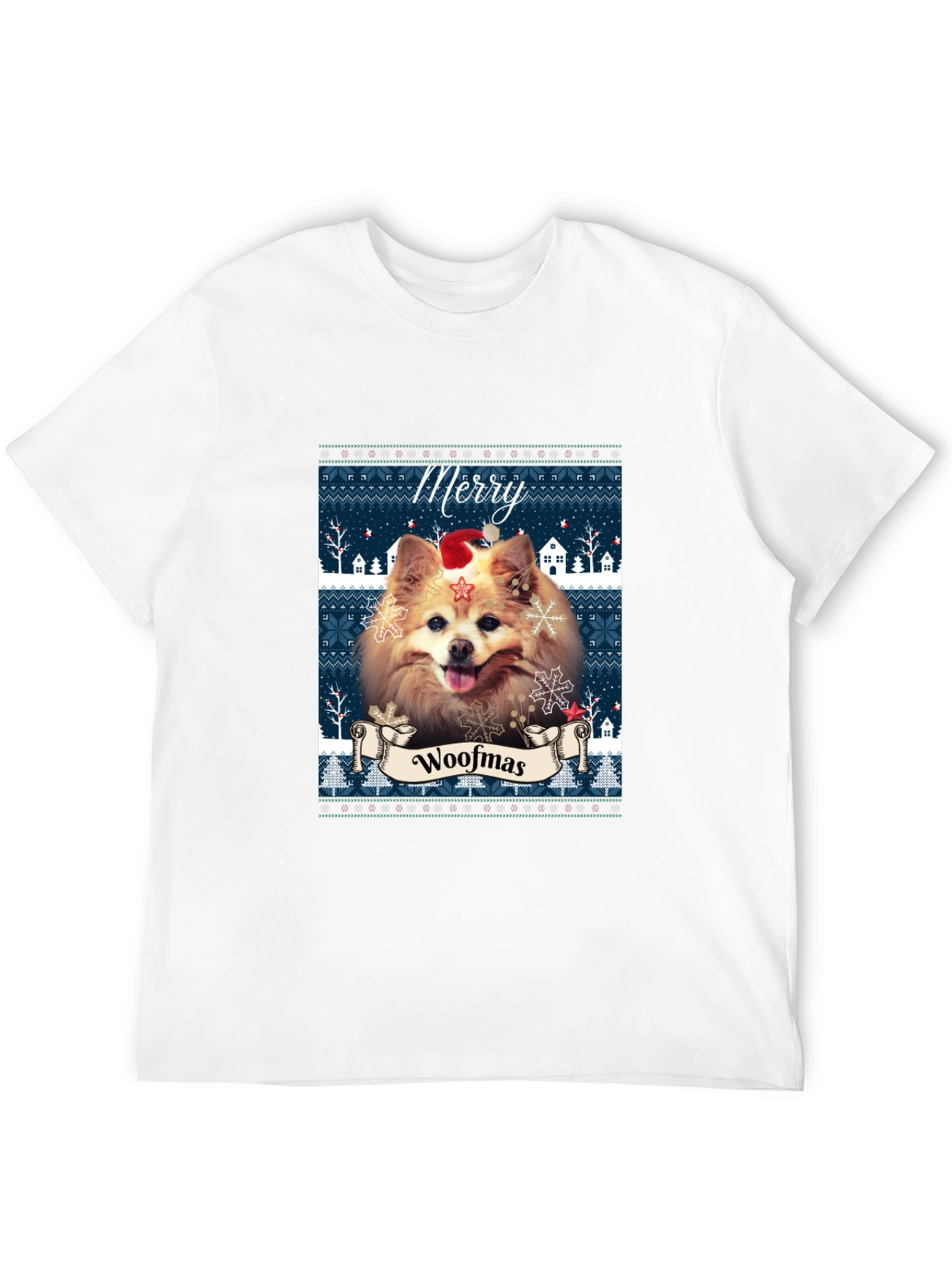 Merry Woofmas Dog T-Shirt