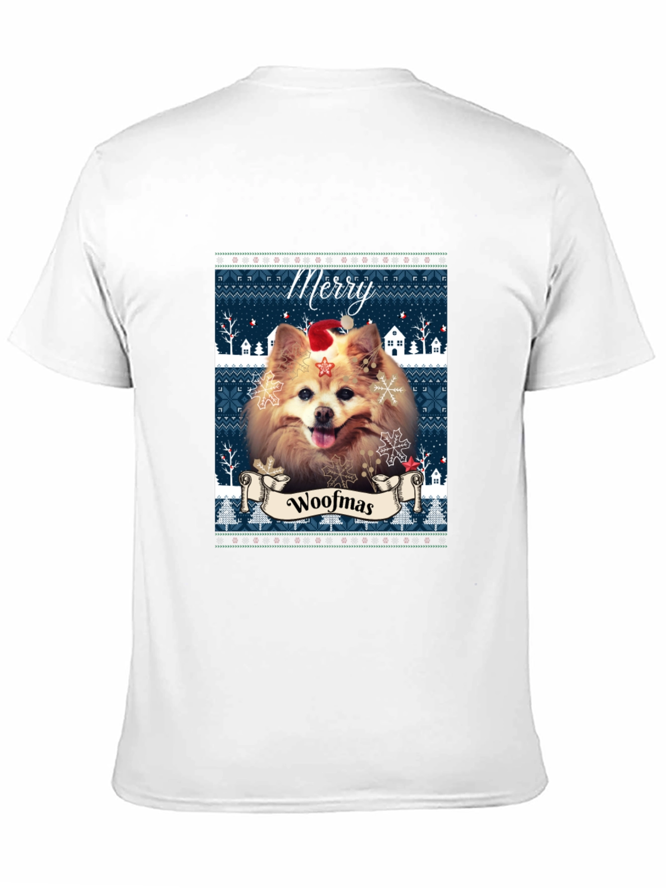 Merry Woofmas Dog T-Shirt