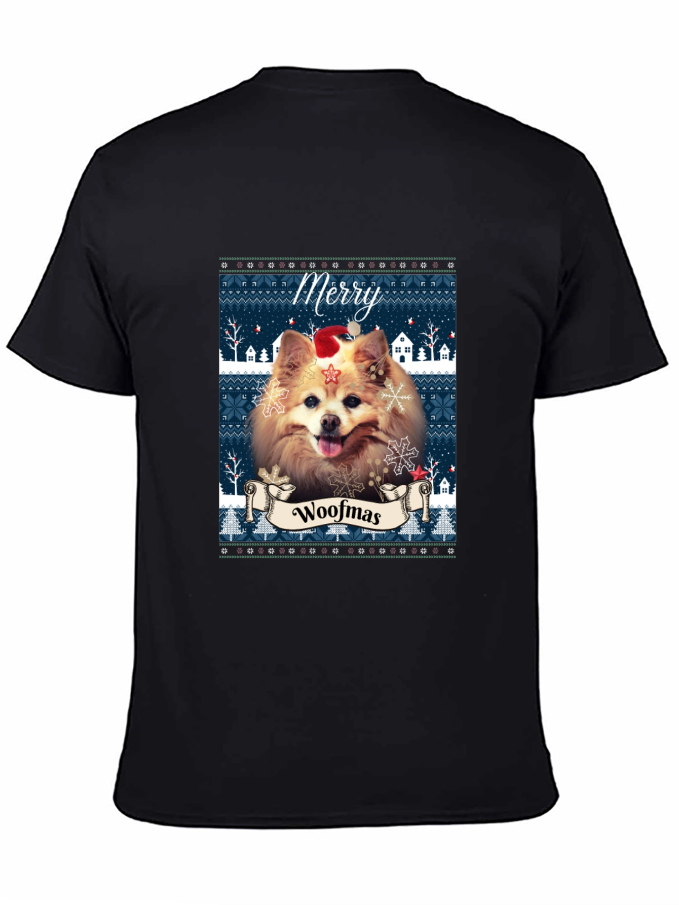 Merry Woofmas Dog T-Shirt