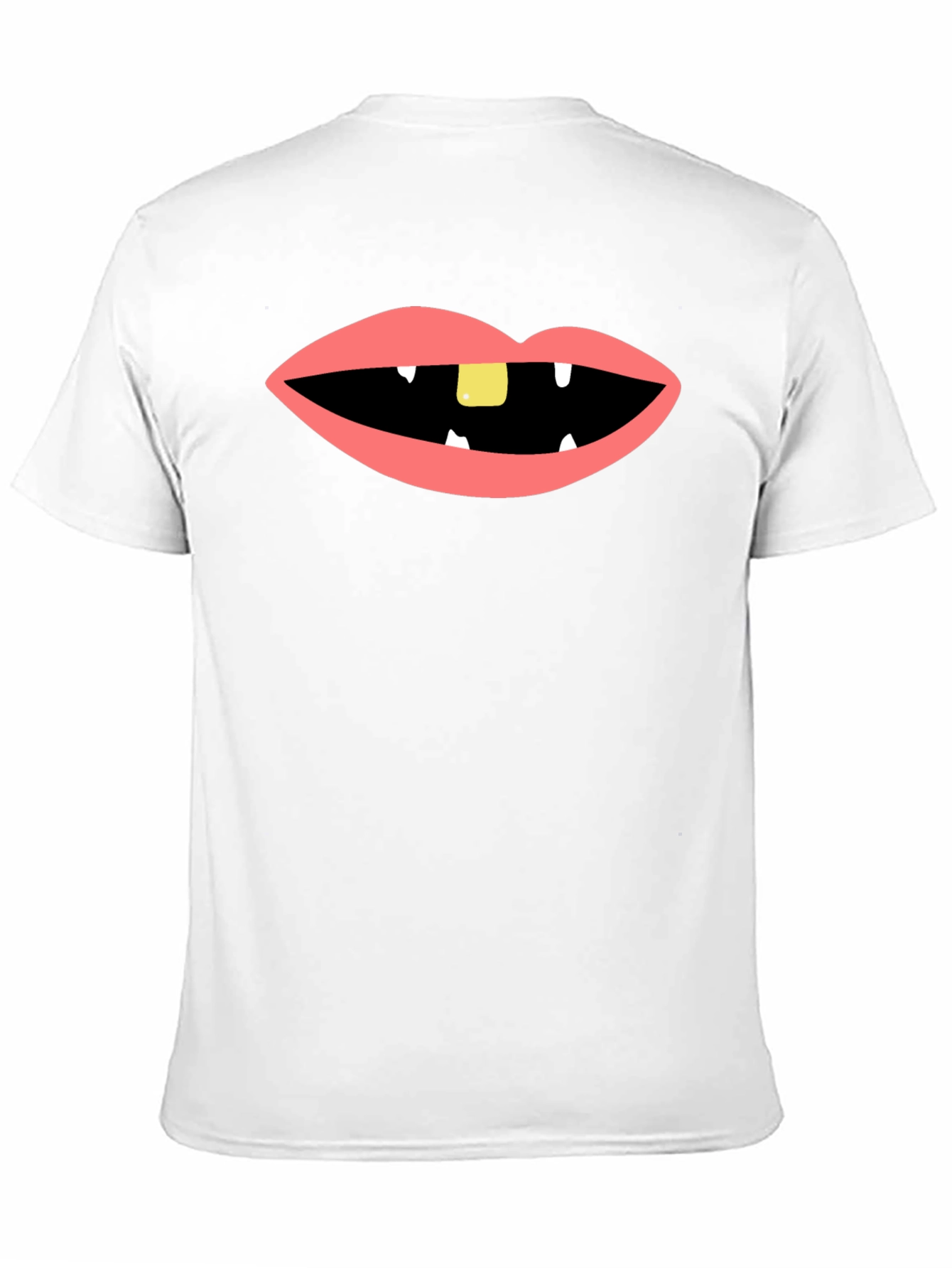 Funny Mouth Black T-Shirt