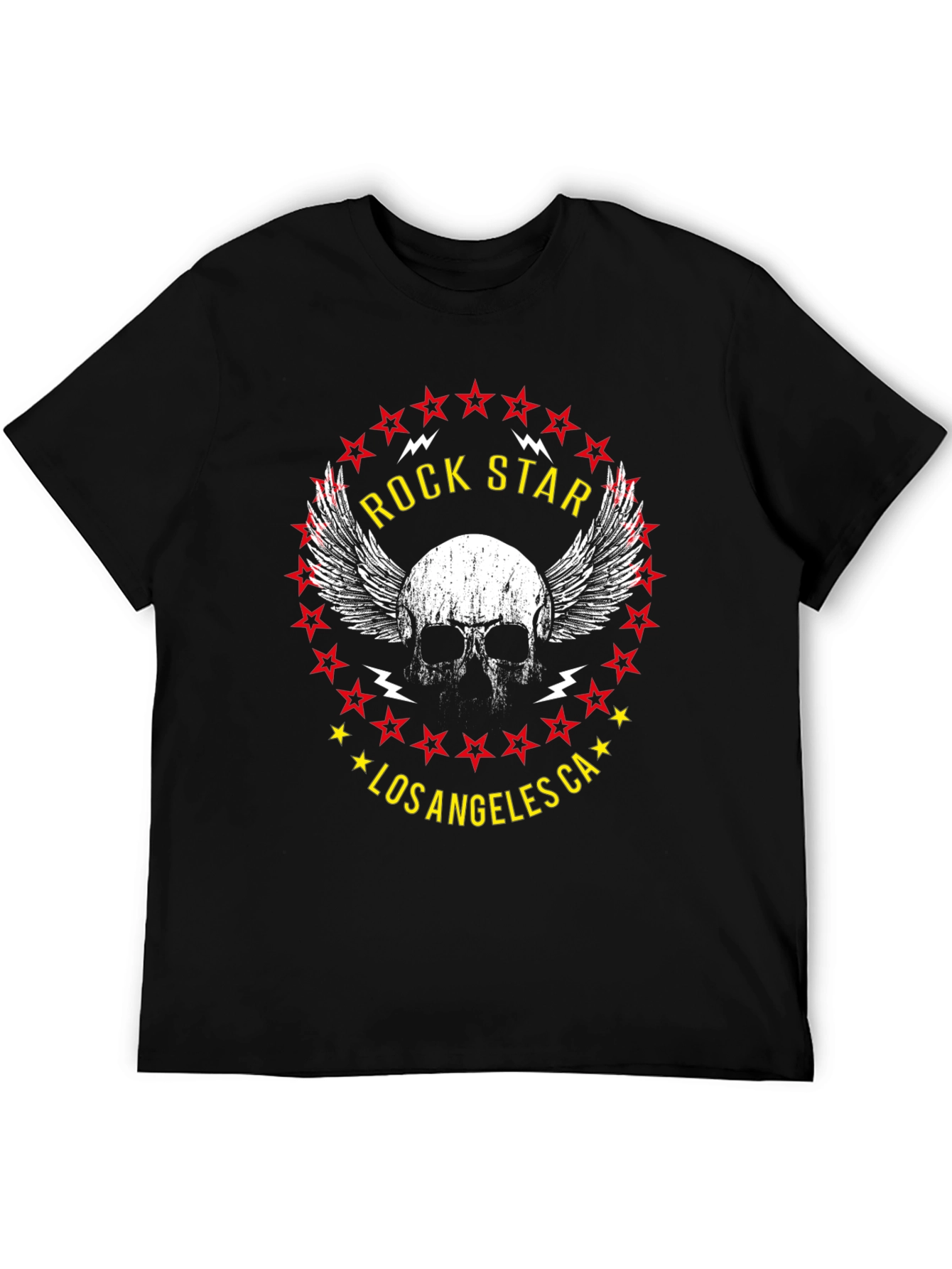 Rock Star Los Angeles CA Graphic T-Shirt