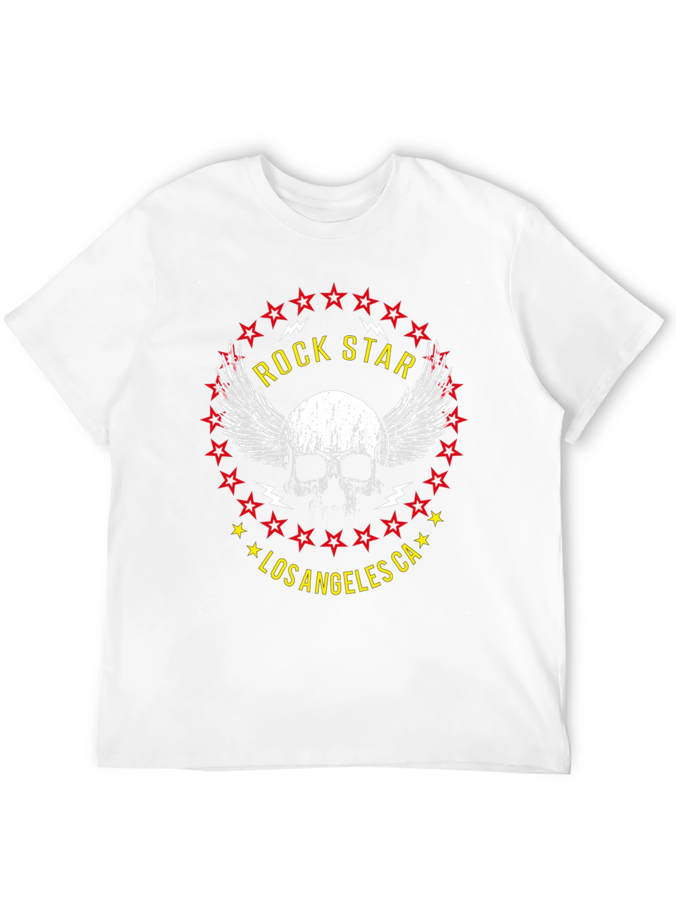 Rock Star Los Angeles CA Graphic T-Shirt
