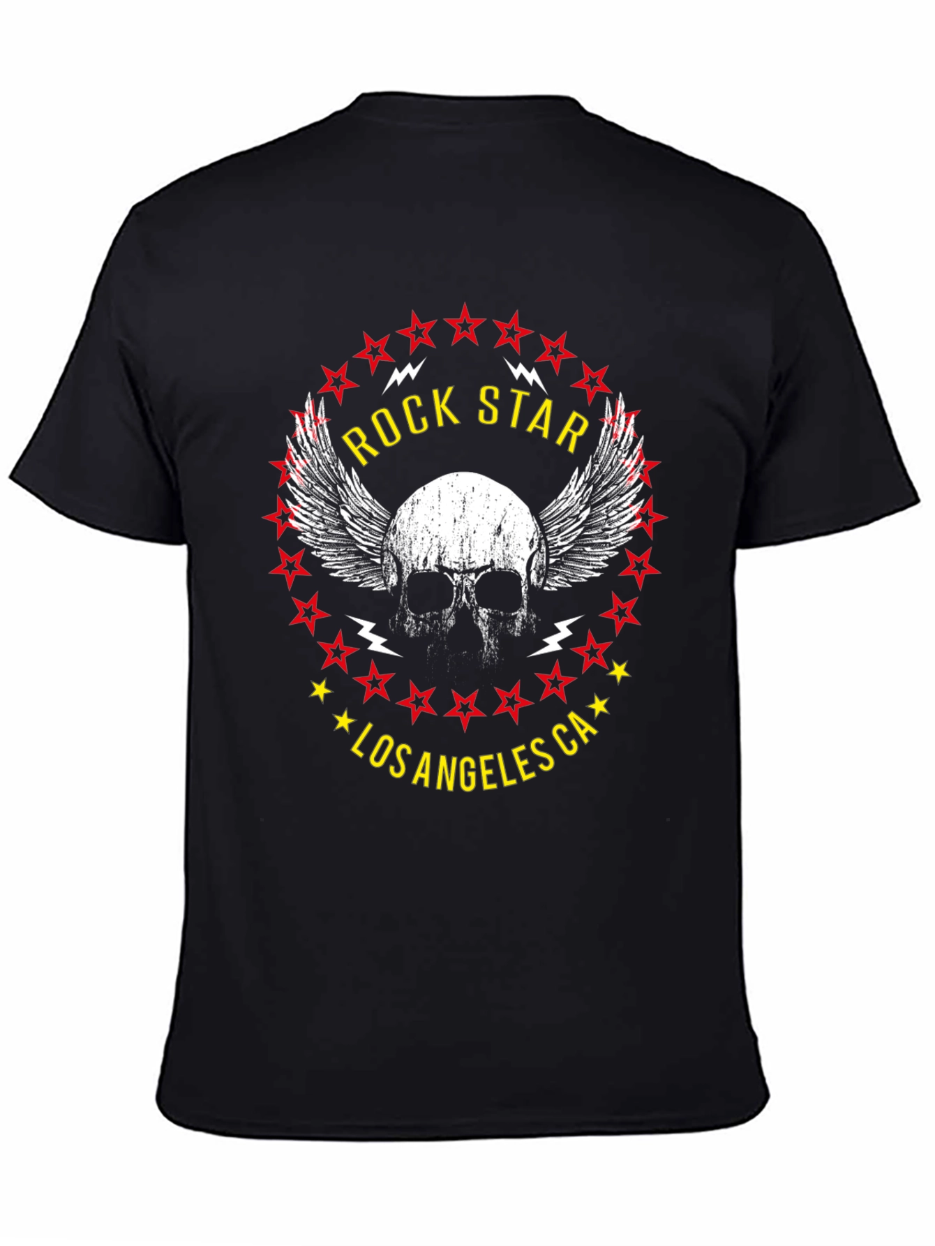 Rock Star Los Angeles CA Graphic T-Shirt