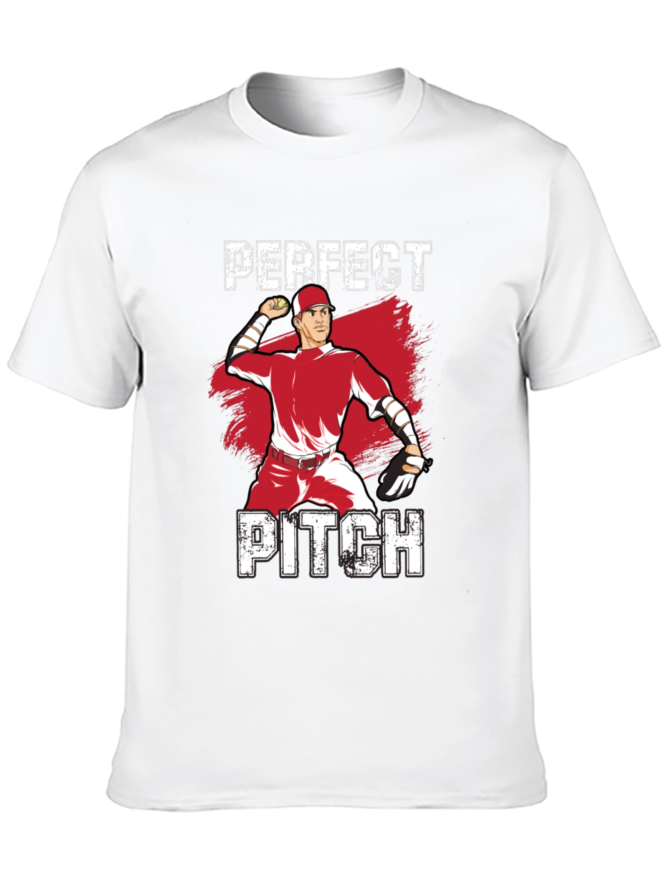 Perfect Pitch Baseball Graphic T-Shirt