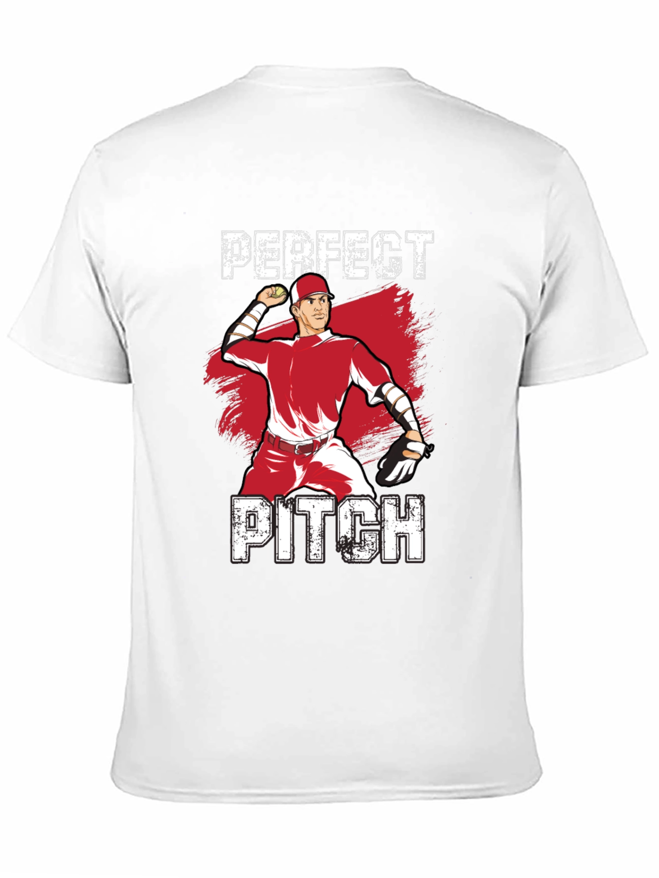Perfect Pitch Baseball Graphic T-Shirt