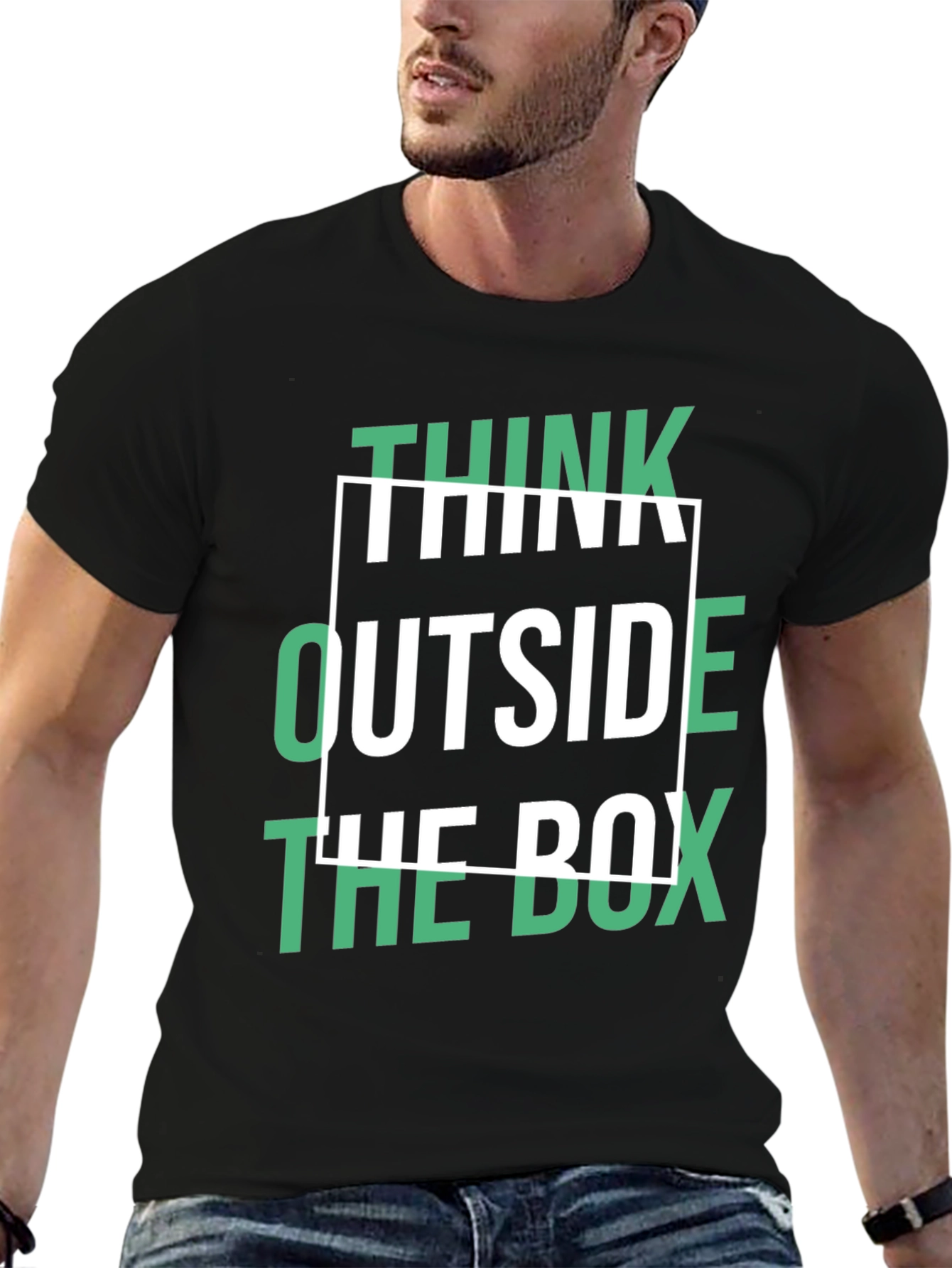 Think Outside the Box Graphic Tee