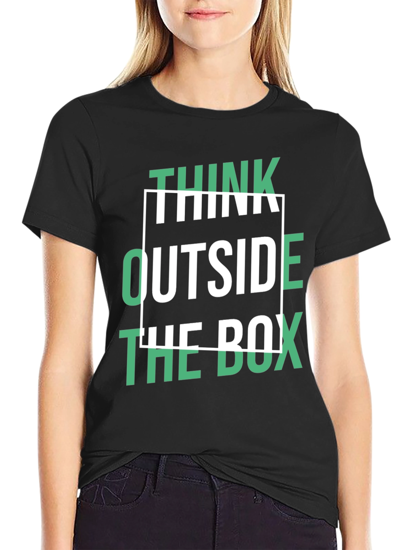 Think Outside the Box Graphic Tee