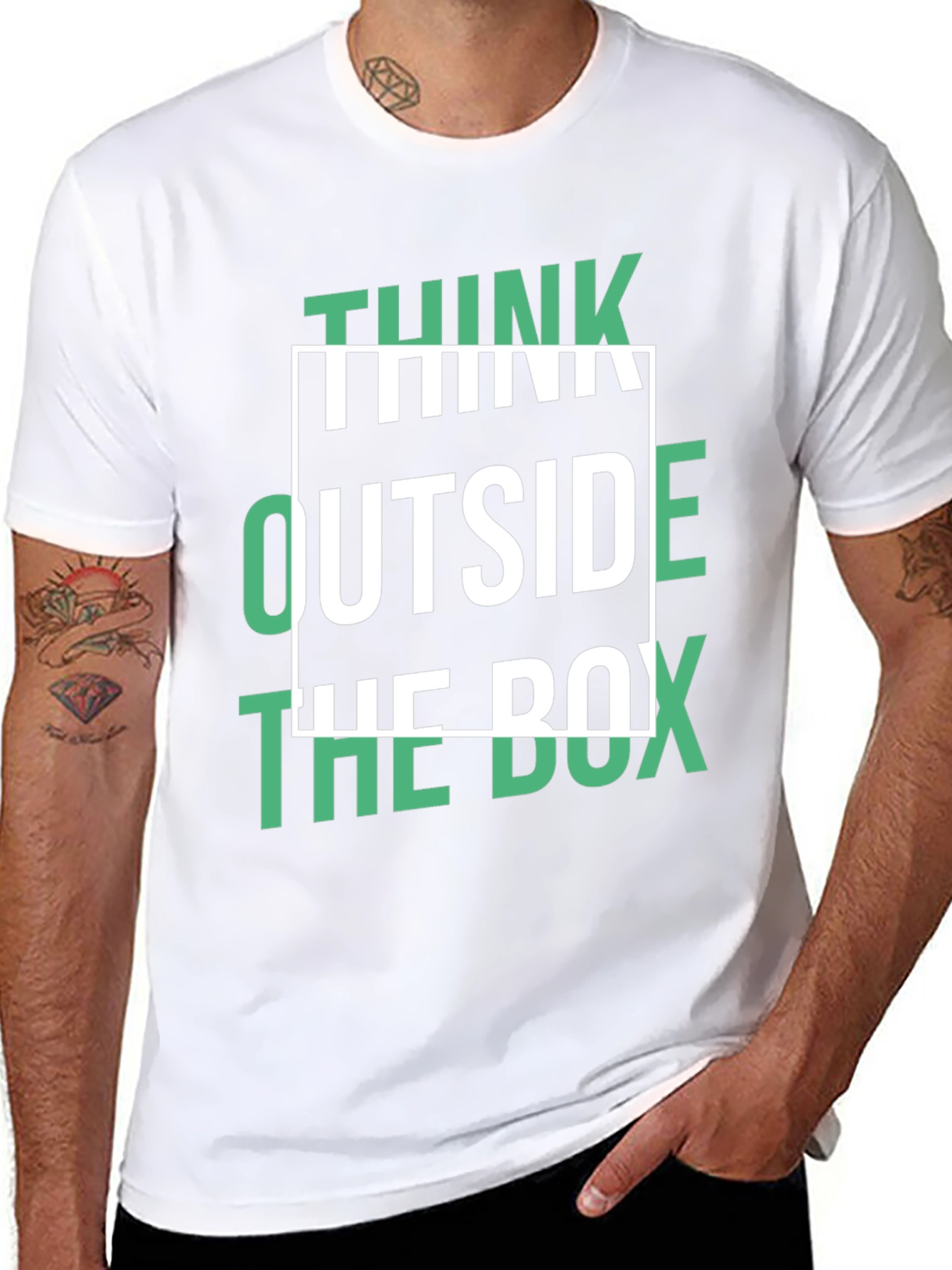 Think Outside the Box Graphic Tee