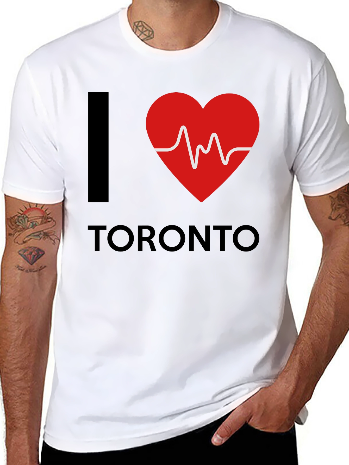 I Heart Toronto T-Shirt - Novelty Graphic Tee