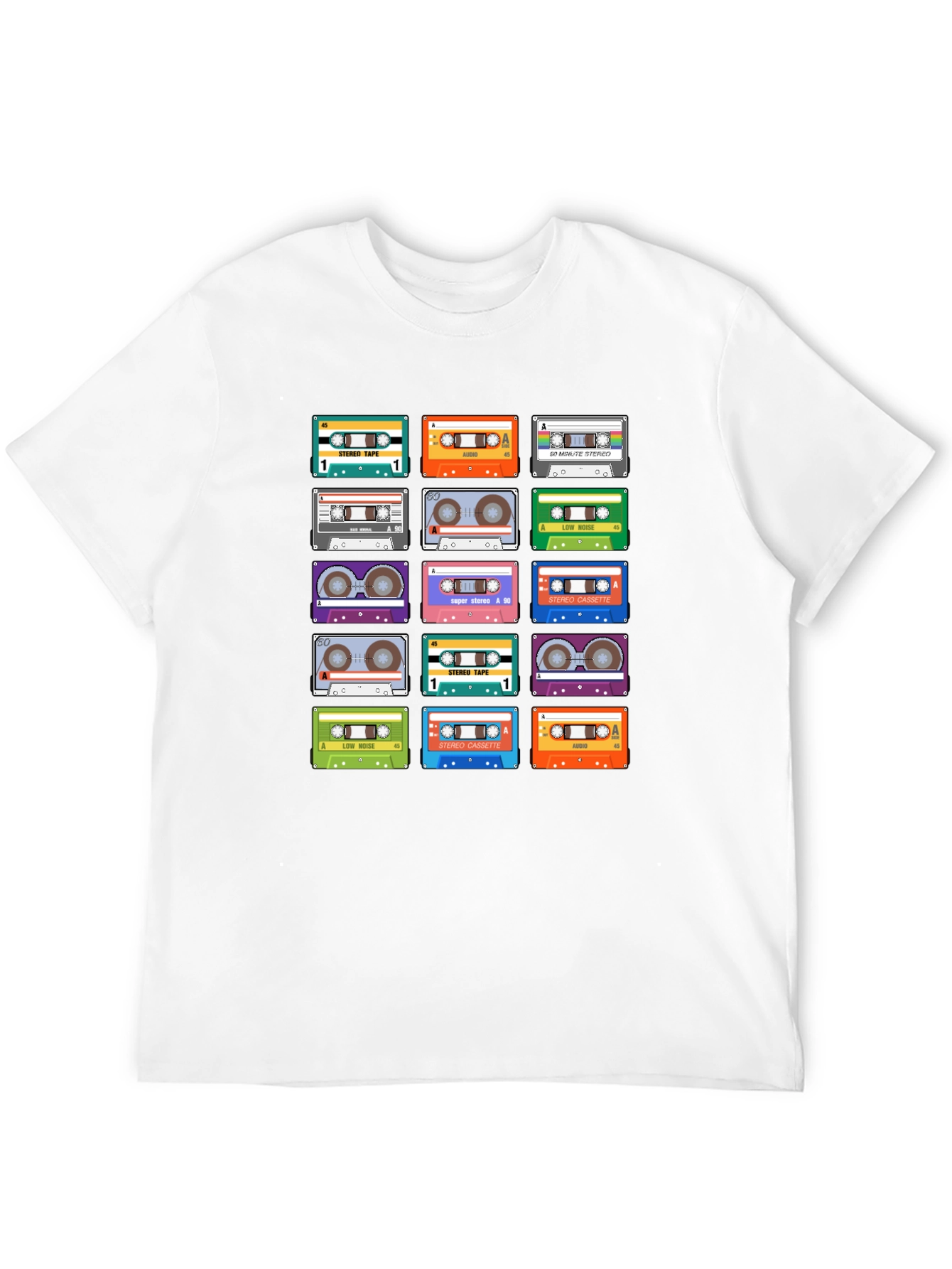 Retro Mixtape T-Shirt - 80s/90s Cassette Tape Design