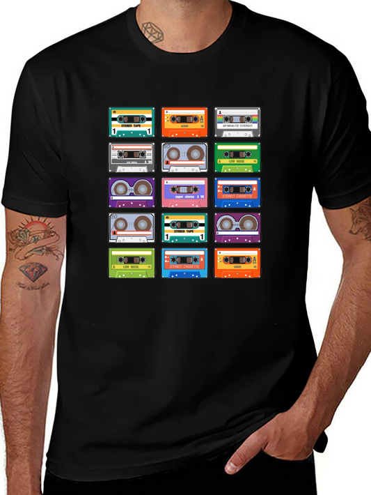 Retro Mixtape T-Shirt - 80s/90s Cassette Tape Design