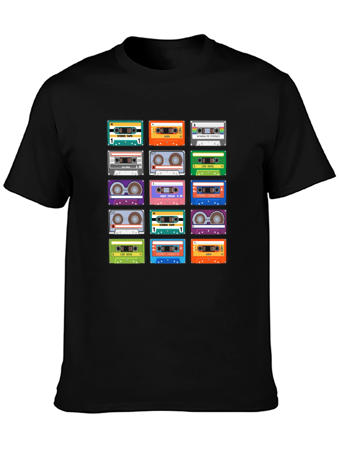 Retro Mixtape T-Shirt - 80s/90s Cassette Tape Design