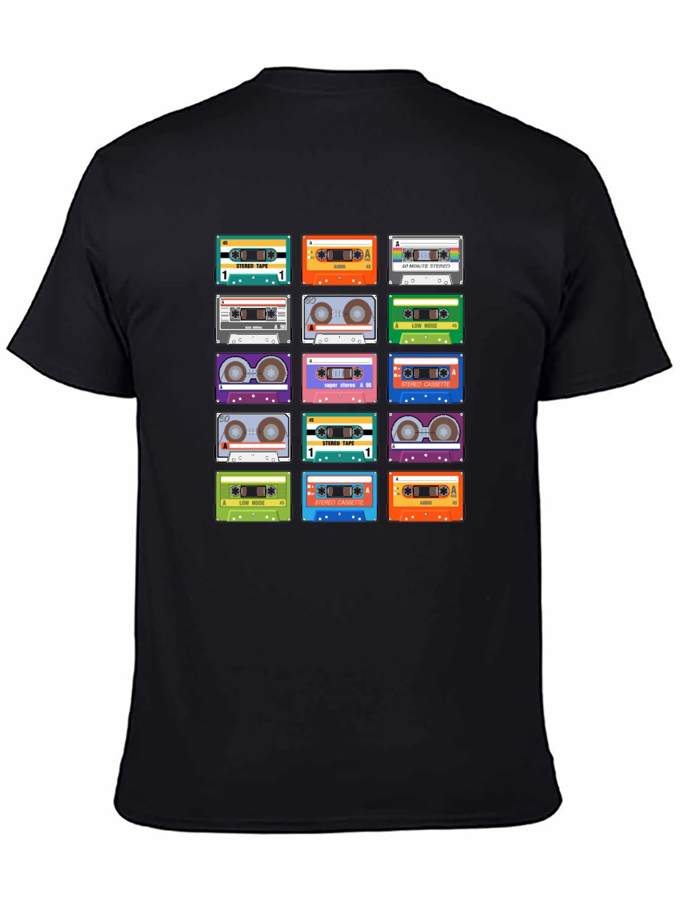 Retro Mixtape T-Shirt - 80s/90s Cassette Tape Design