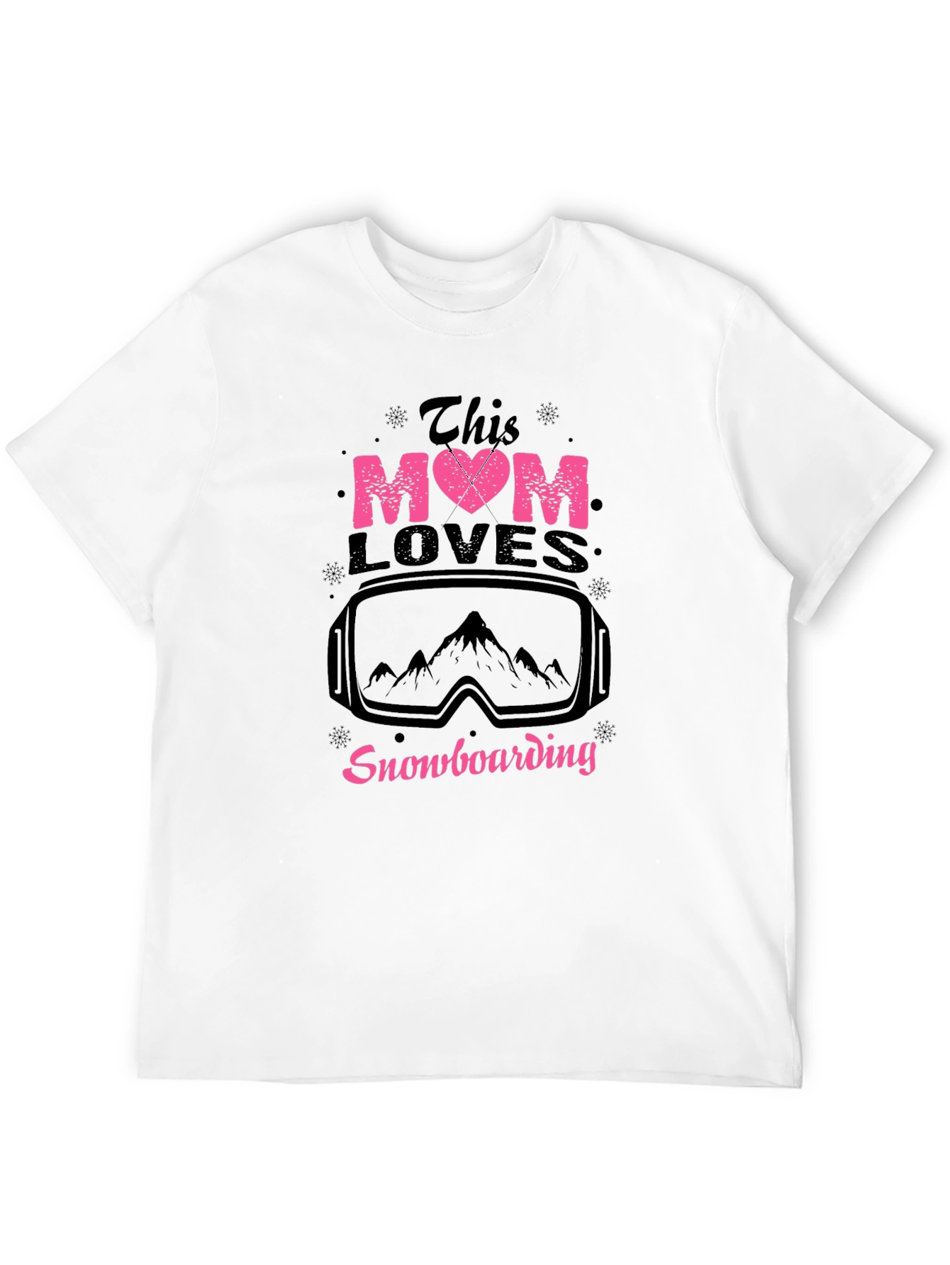 Snowboarding Mom Tee - This Mom Loves Snowboarding