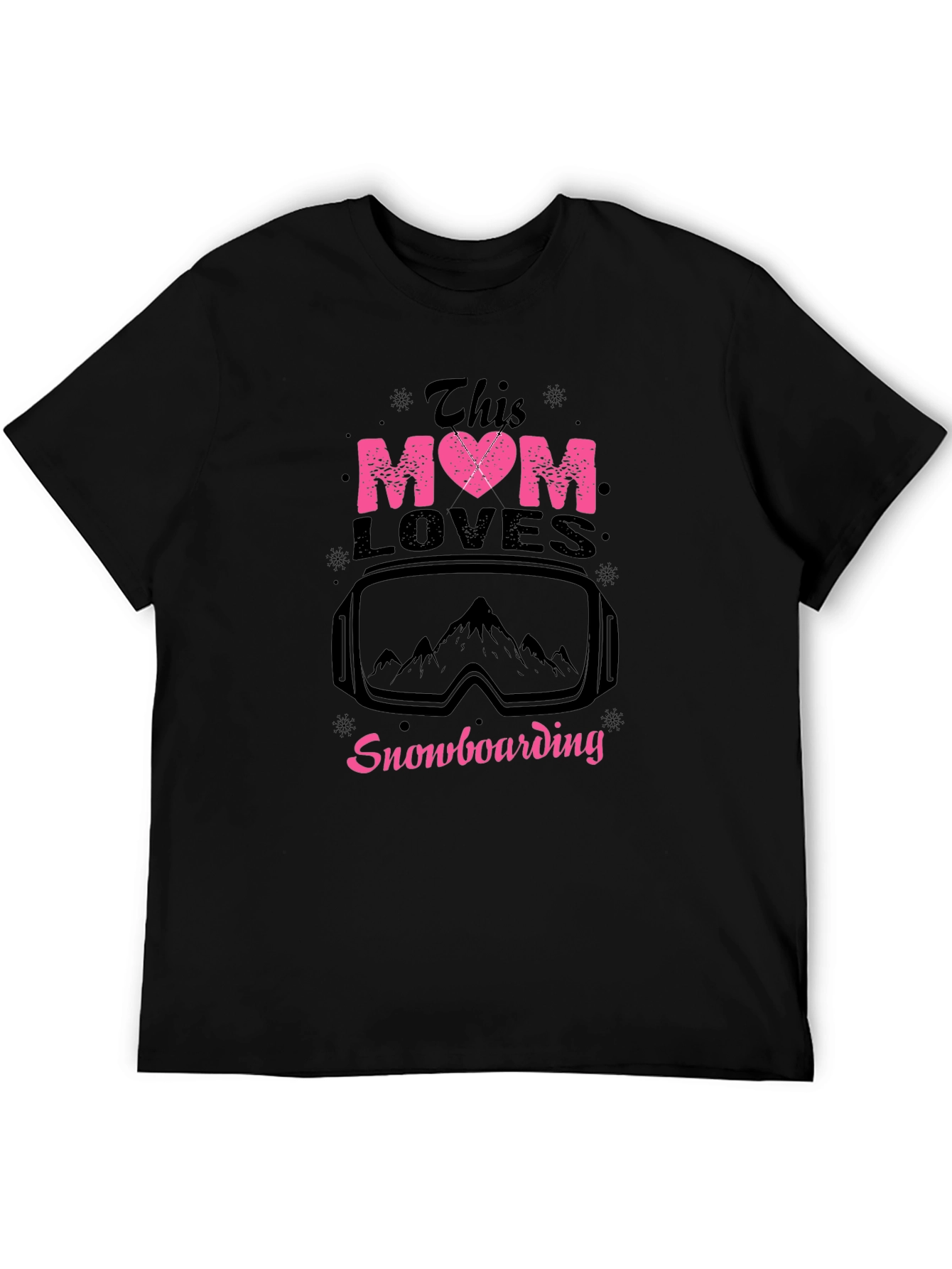Snowboarding Mom Tee - This Mom Loves Snowboarding