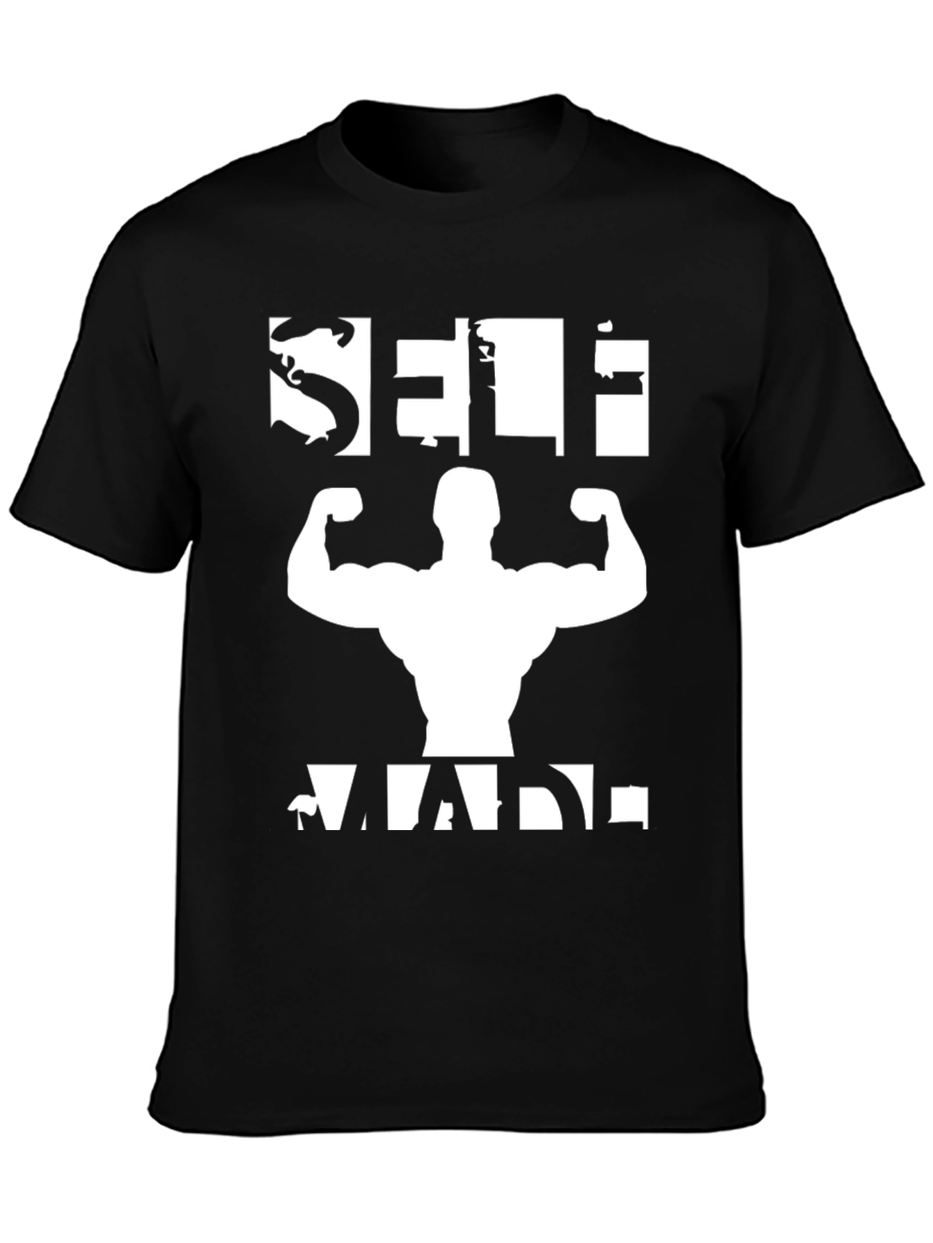 Self Made Bodybuilding Graphic Tee