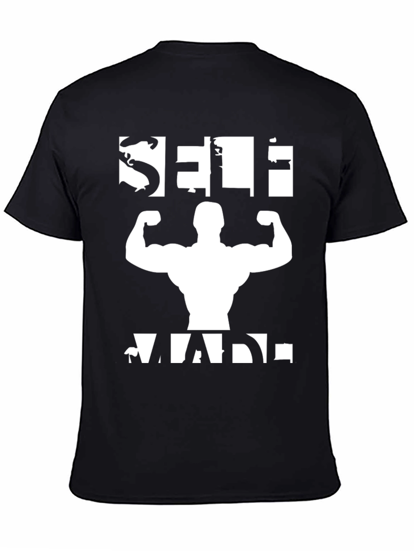 Self Made Bodybuilding Graphic Tee