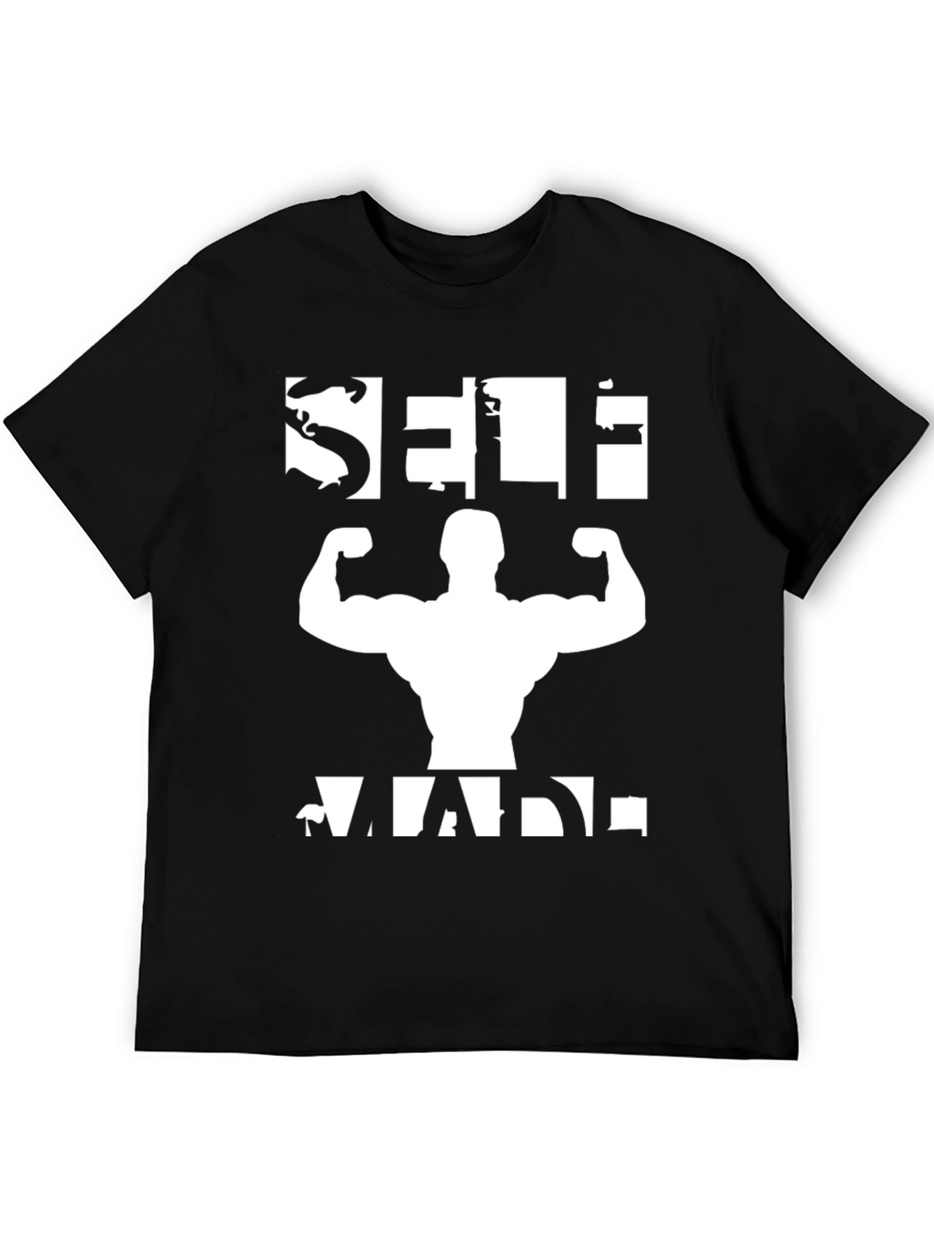 Self Made Bodybuilding Graphic Tee
