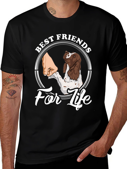 Best Friends For Life T-Shirt - Dog Lover Apparel