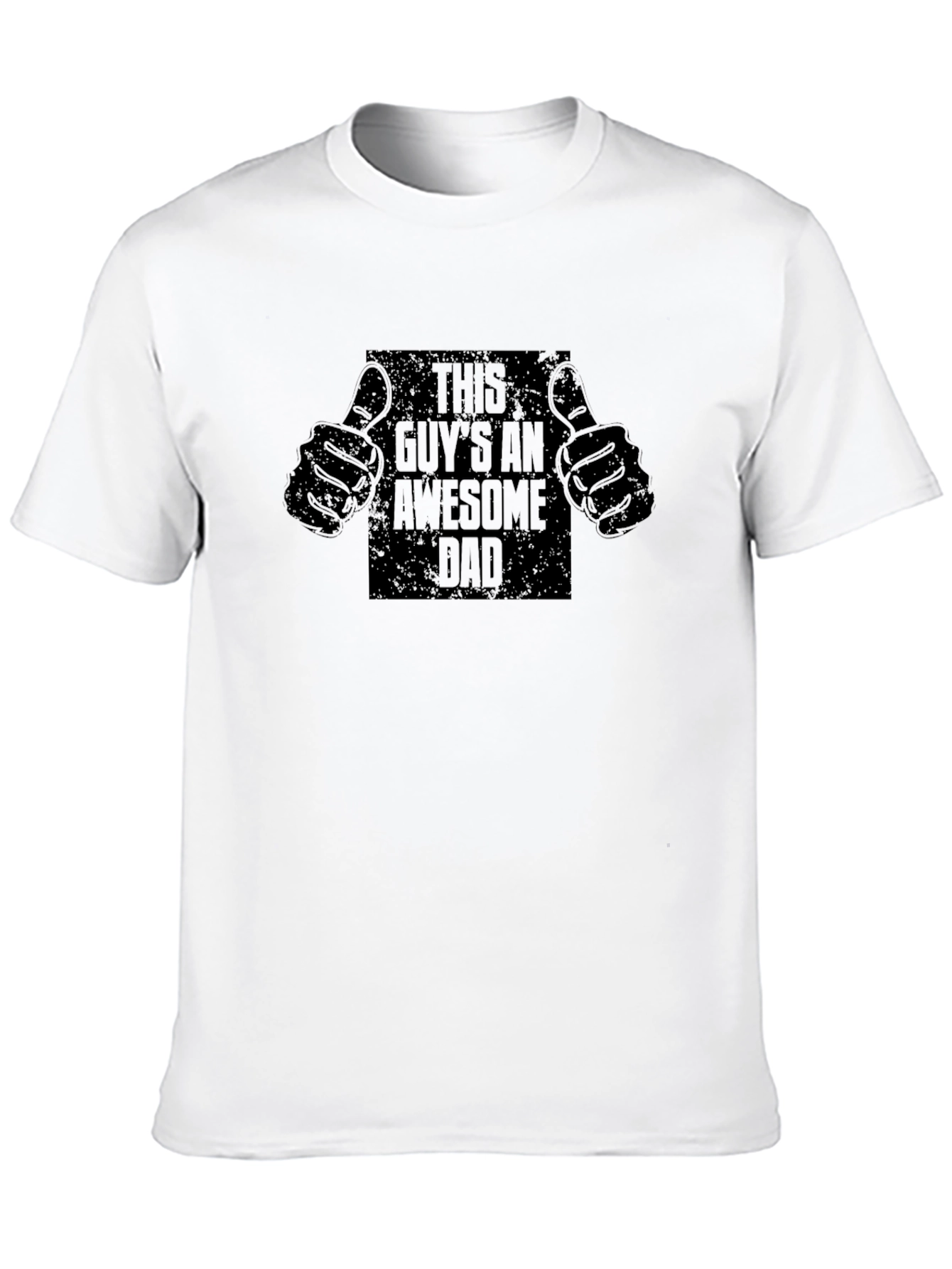 Awesome Dad Graphic T-Shirt - Black
