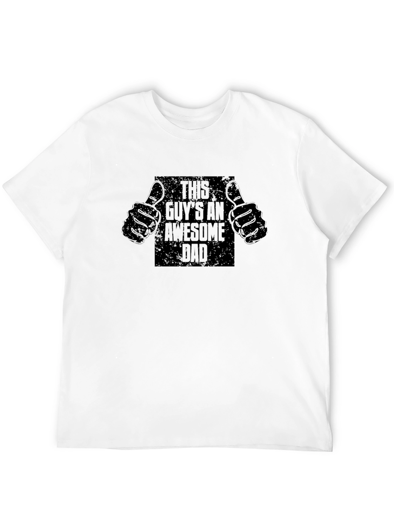 Awesome Dad Graphic T-Shirt - Black