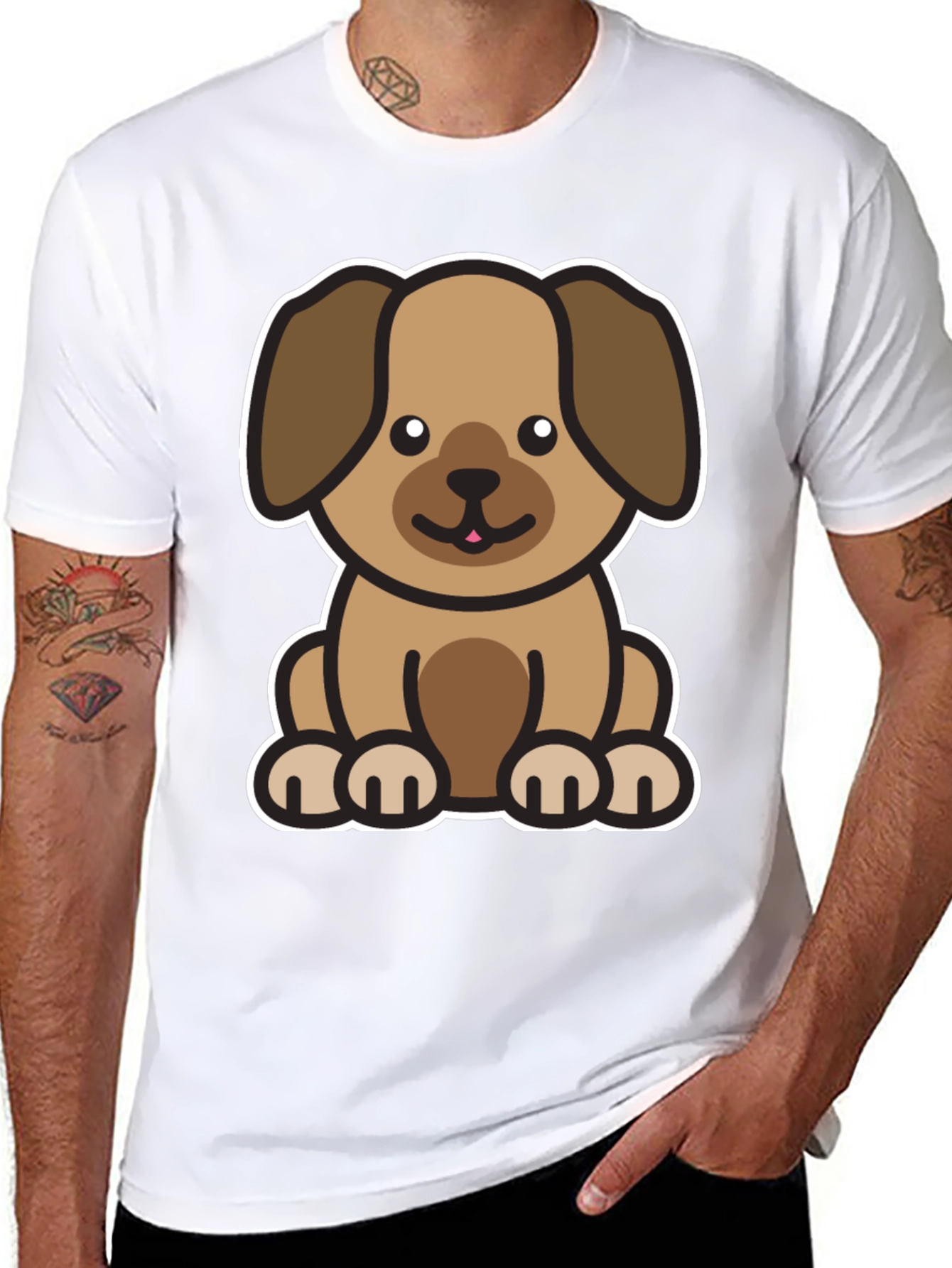 Cute Dog Graphic T-Shirt