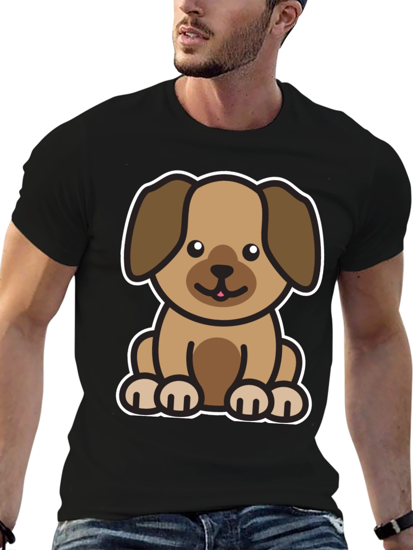 Cute Dog Graphic T-Shirt