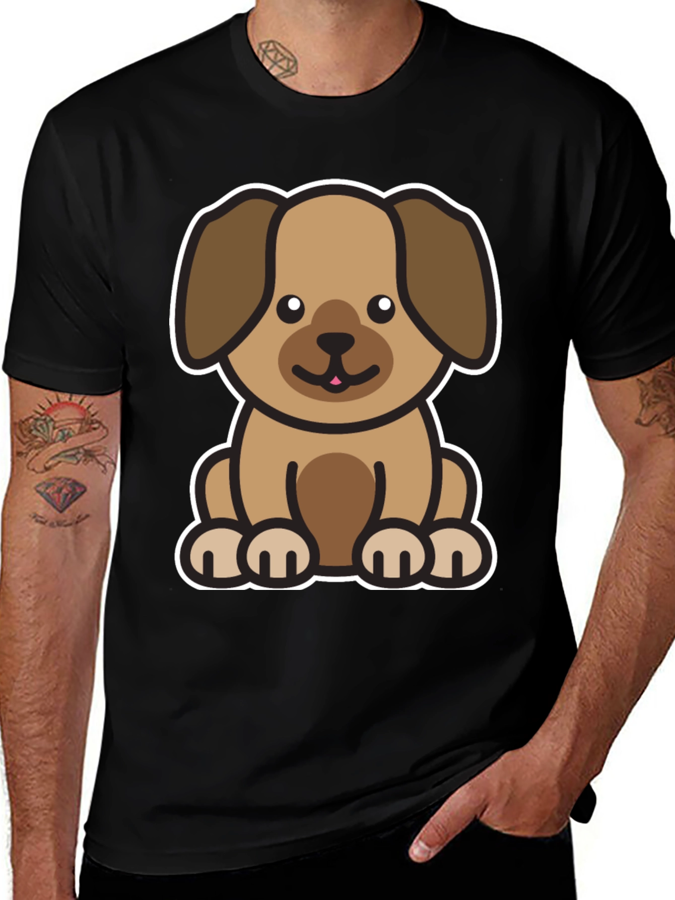 Cute Dog Graphic T-Shirt