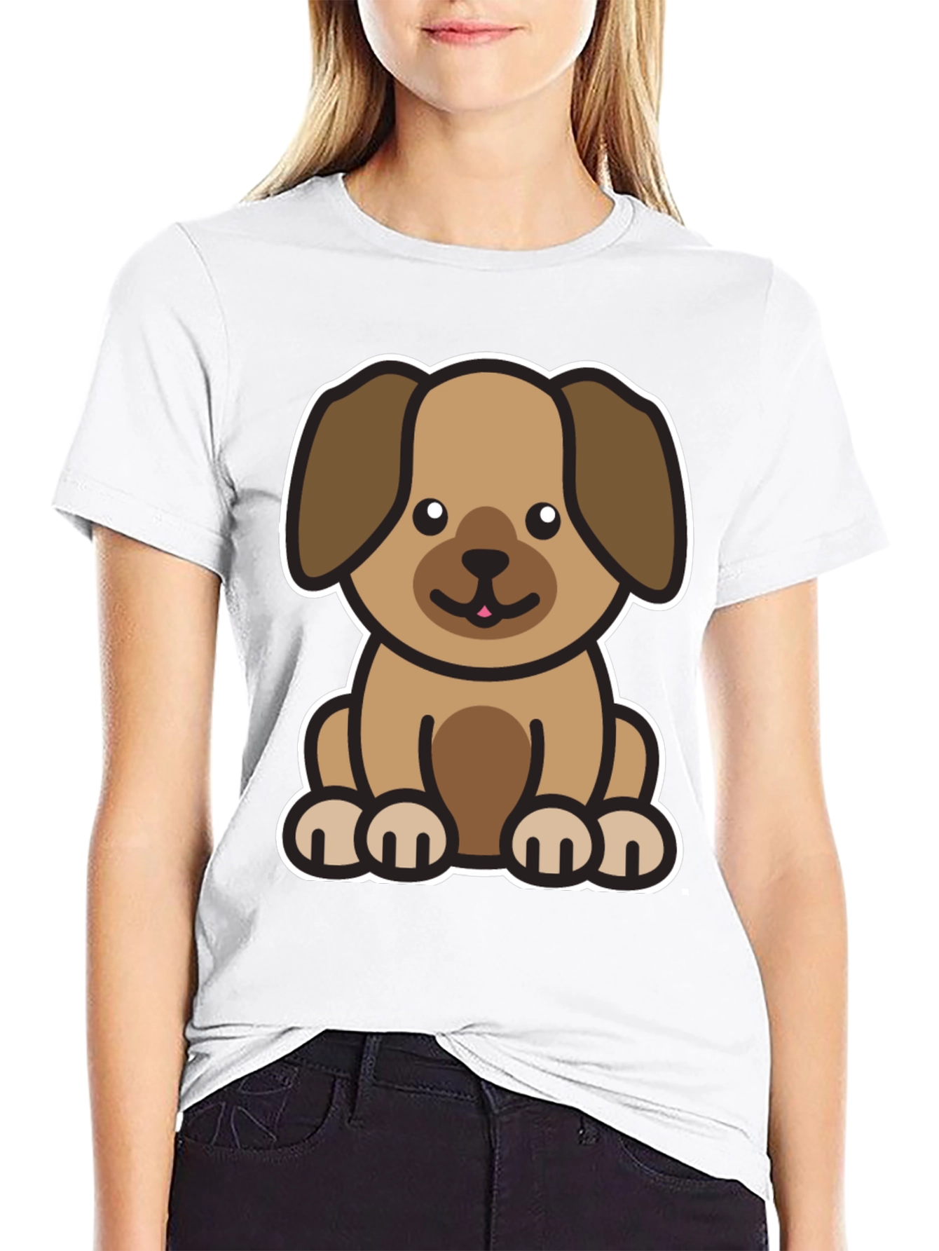 Cute Dog Graphic T-Shirt